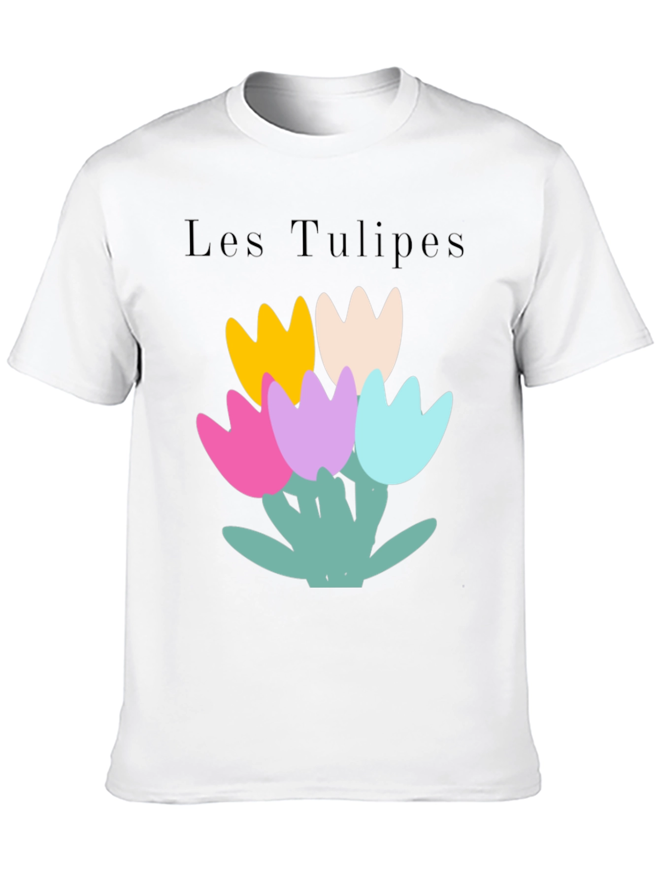 Les Tulipes Graphic Tee - Stylish Casual Wear