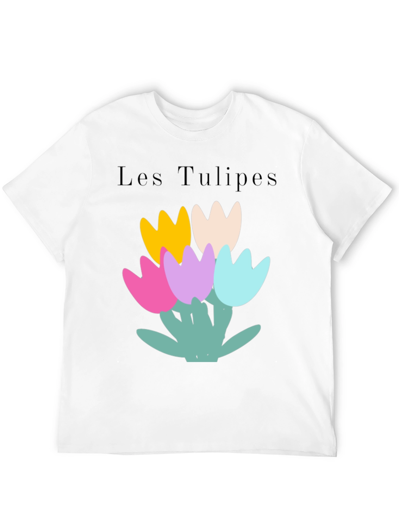 Les Tulipes Graphic Tee - Stylish Casual Wear