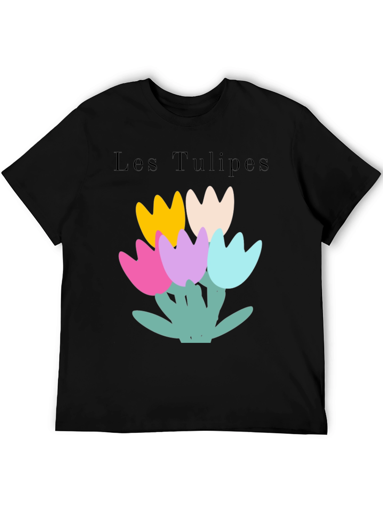 Les Tulipes Graphic Tee - Stylish Casual Wear