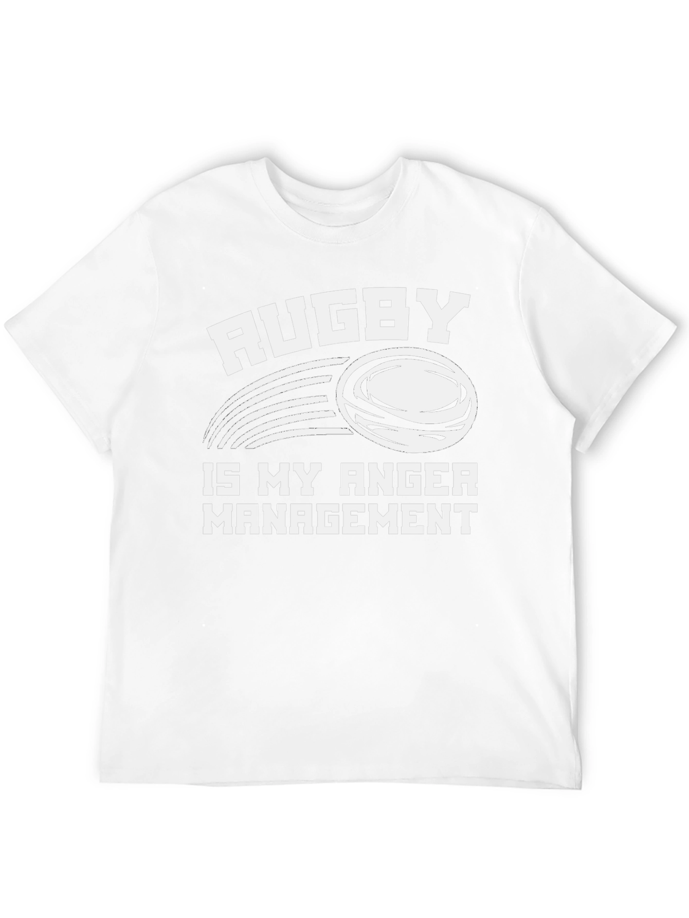 Rugby Anger Management Graphic Tee