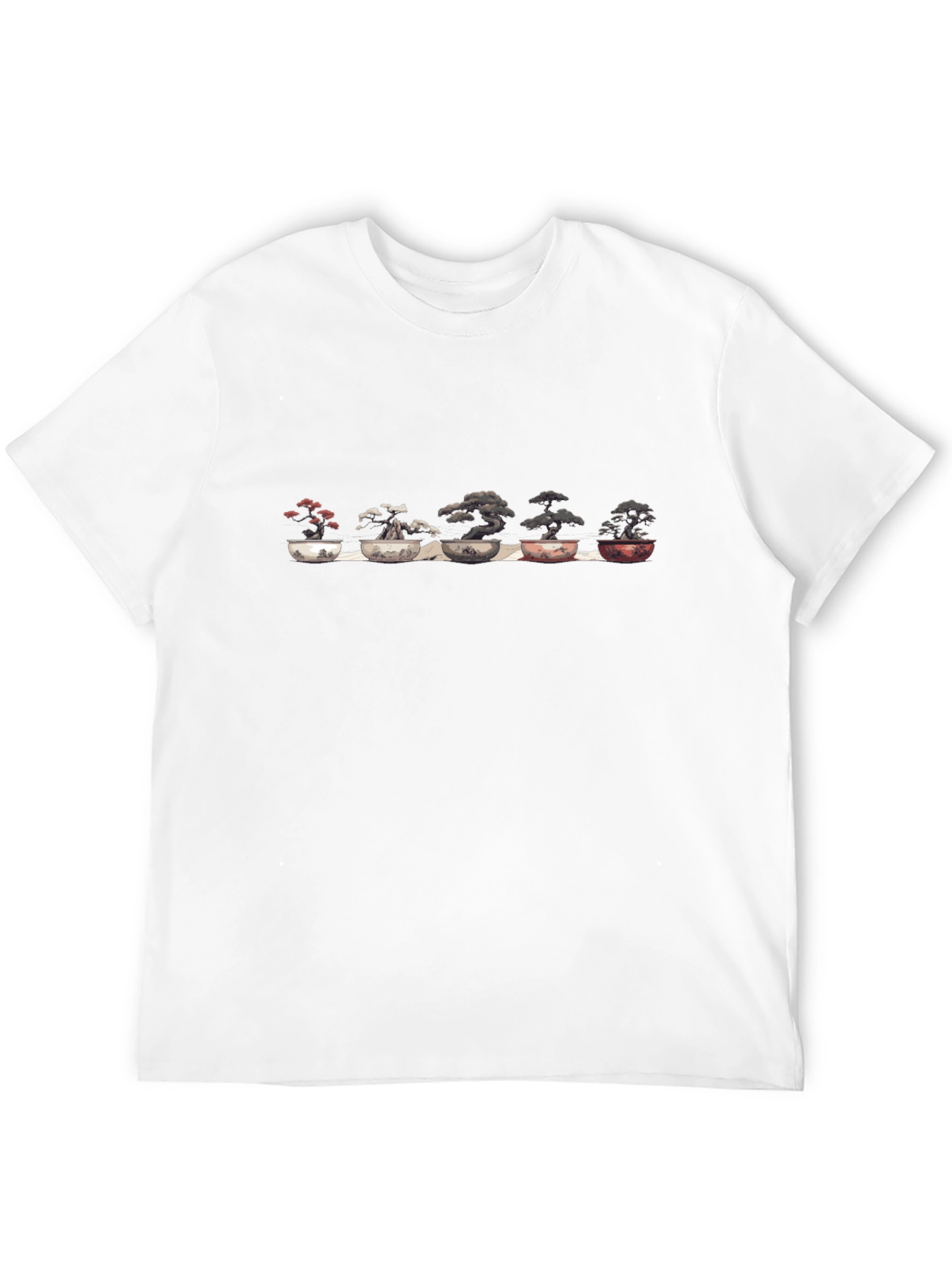 Bonsai Tree Art Black T-Shirt