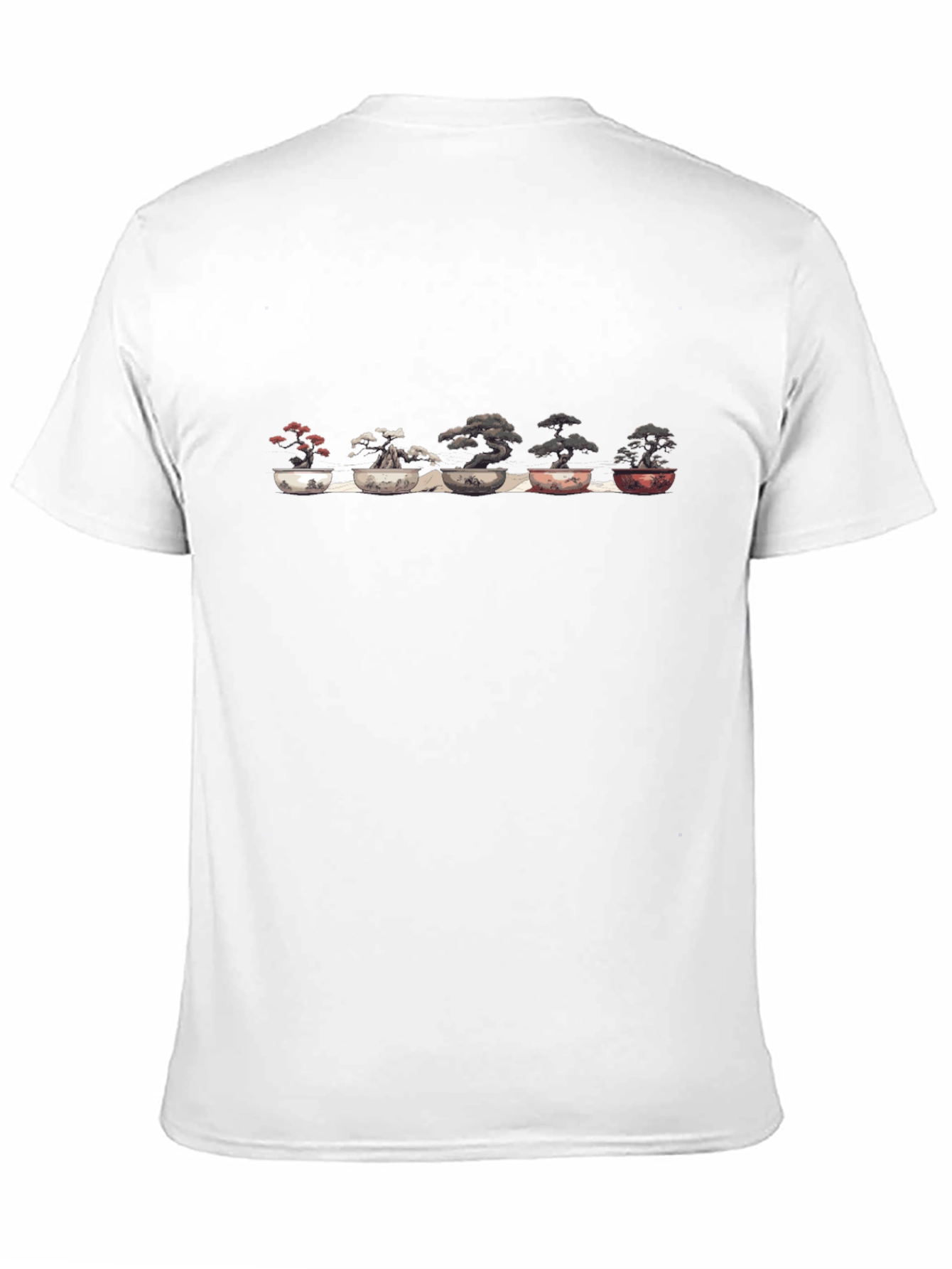 Bonsai Tree Art Black T-Shirt