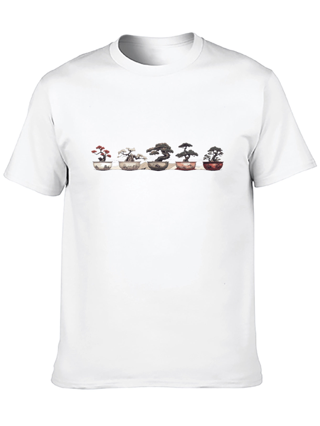 Bonsai Tree Art Black T-Shirt
