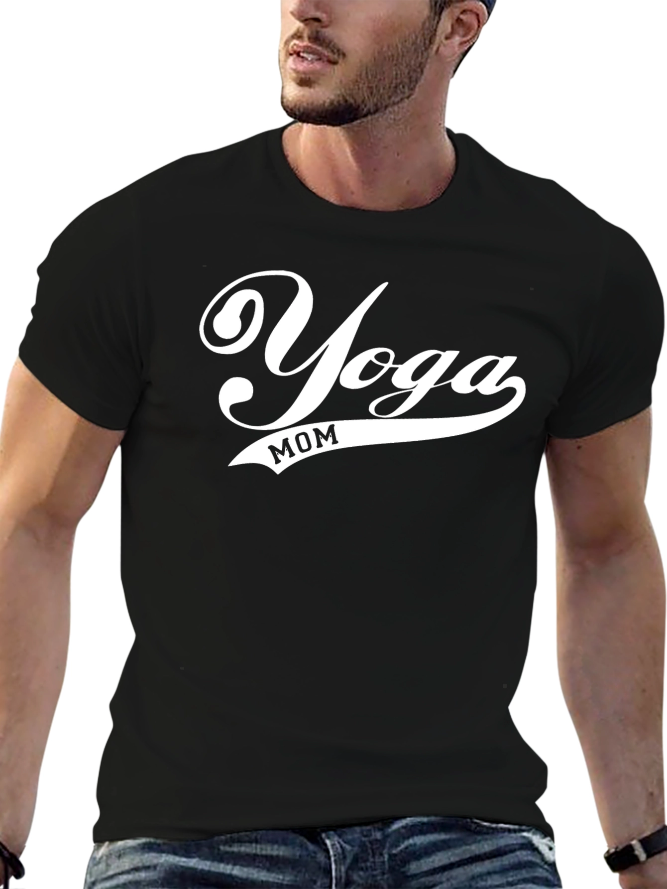 Yoga Mom Black T-Shirt