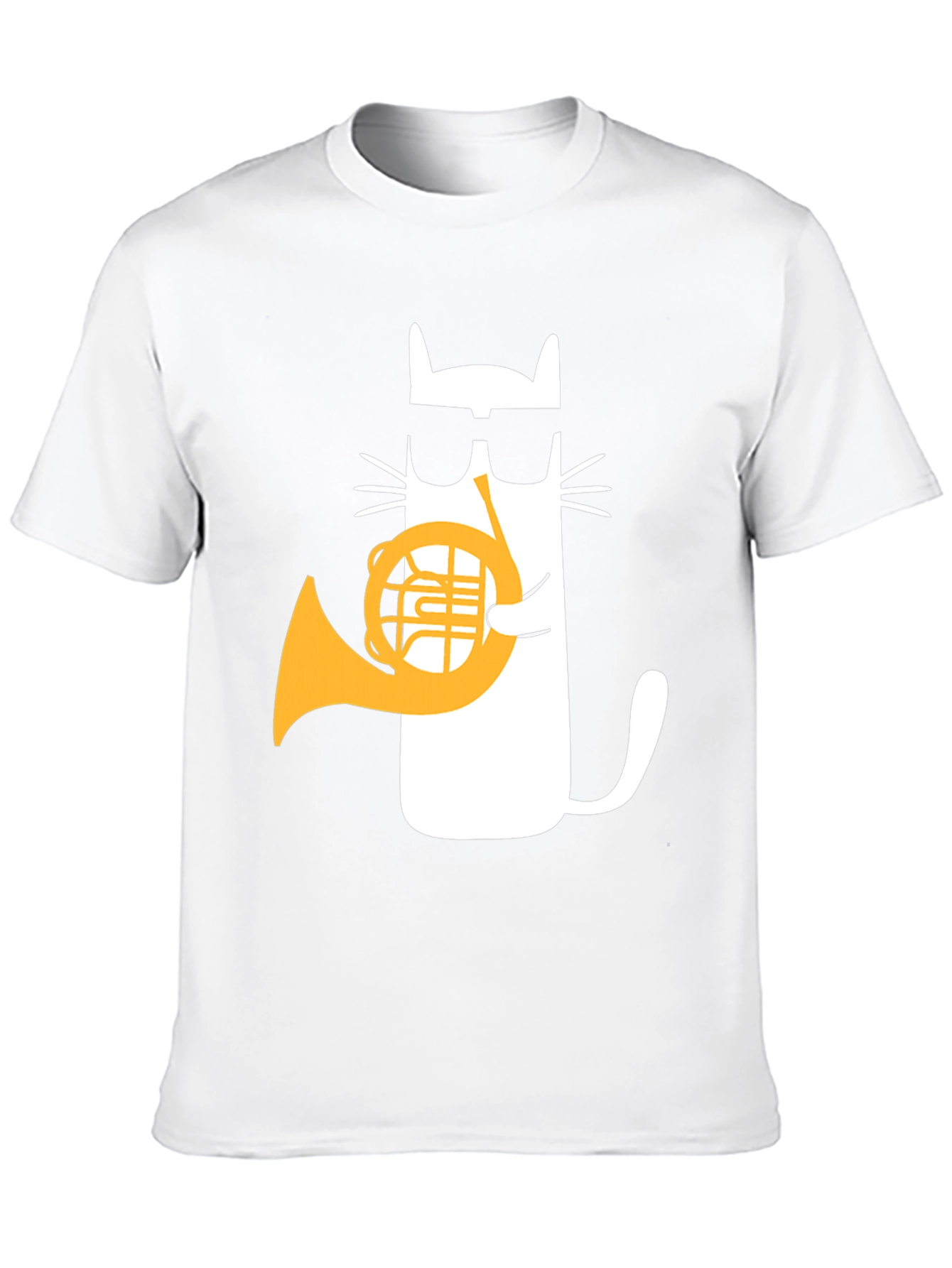 Cool Cat French Horn Player T-Shirt