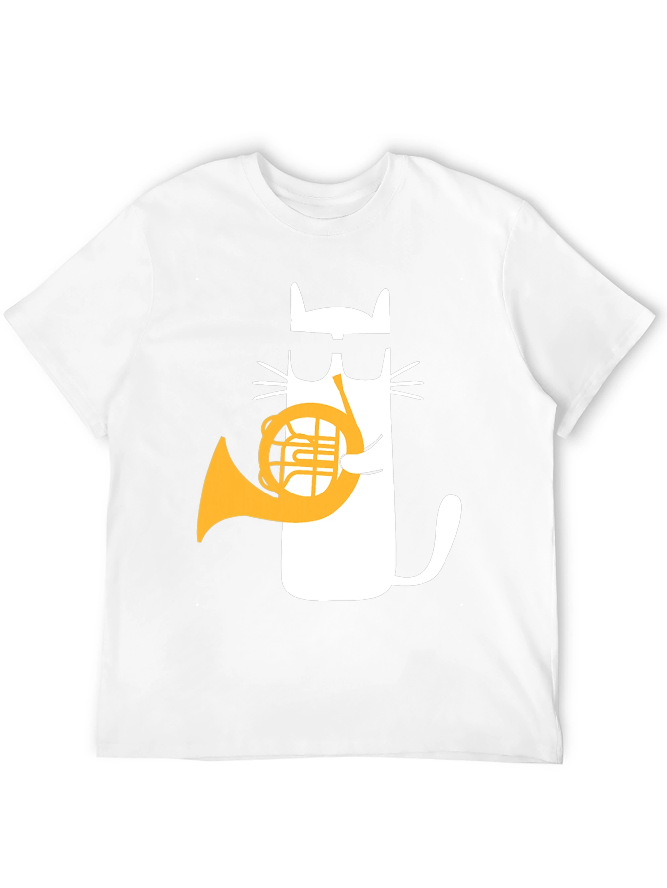 Cool Cat French Horn Player T-Shirt