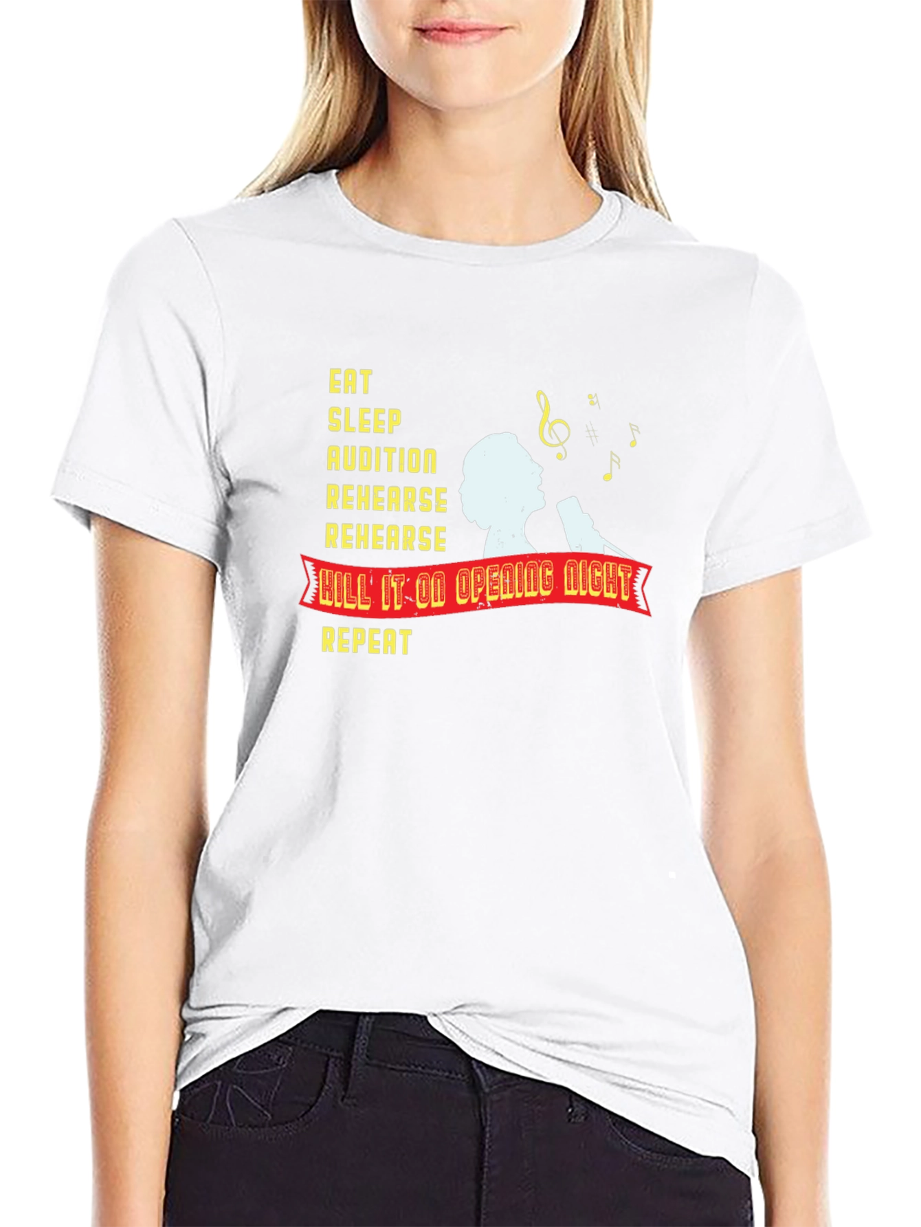 Eat Sleep Audition Graphic Tee