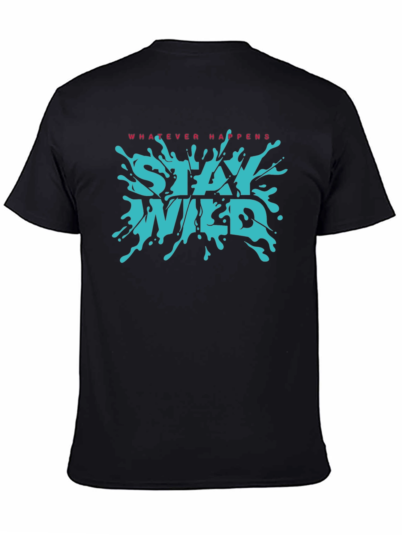 Stay Wild Graphic T-Shirt - Black