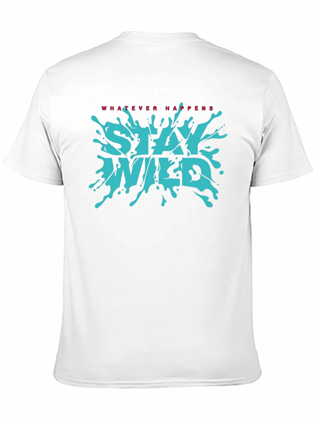 Stay Wild Graphic T-Shirt - Black