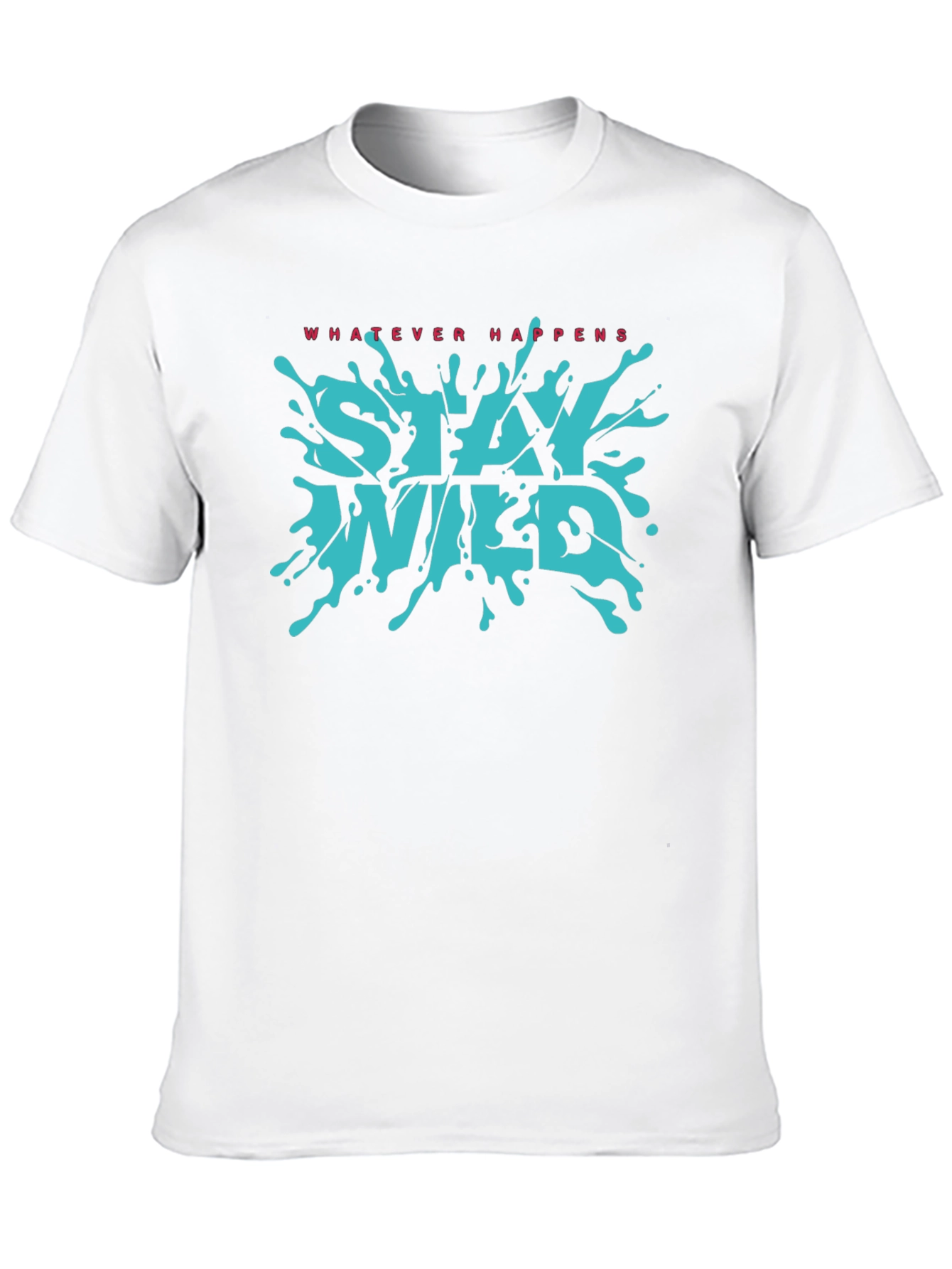 Stay Wild Graphic T-Shirt - Black