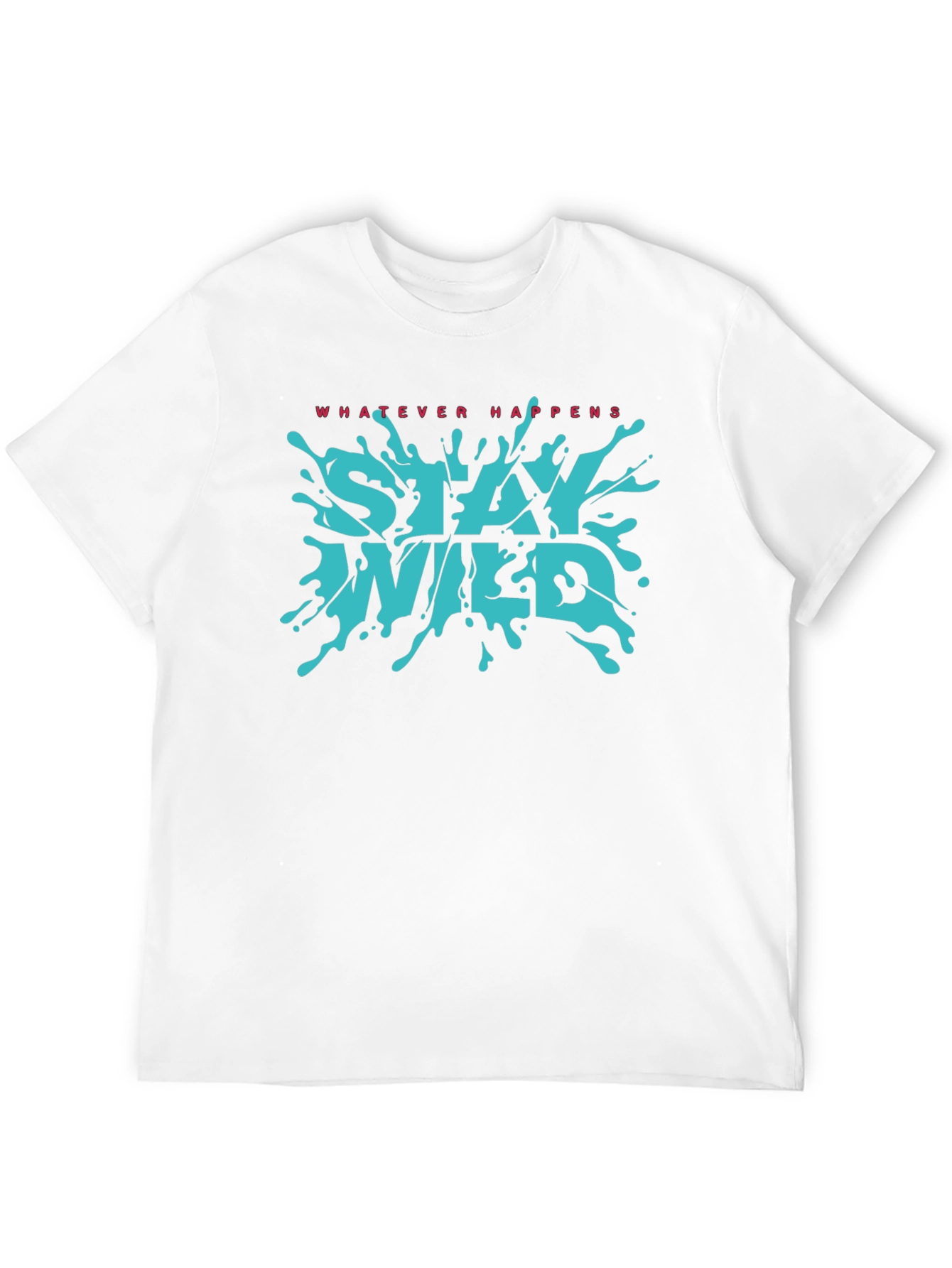 Stay Wild Graphic T-Shirt - Black