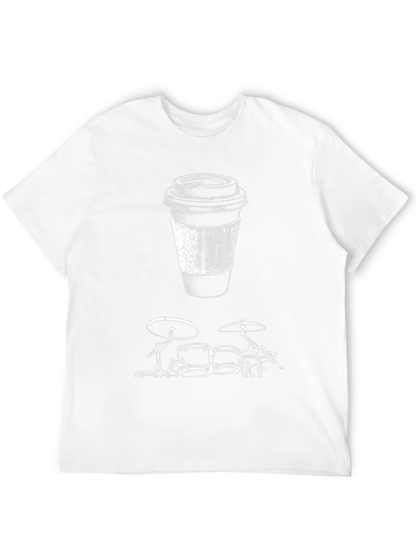 Coffee & Drums Black Graphic Tee