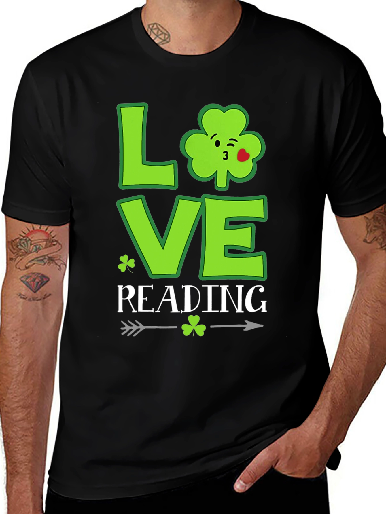 Love Reading St. Patricks Day T-Shirt