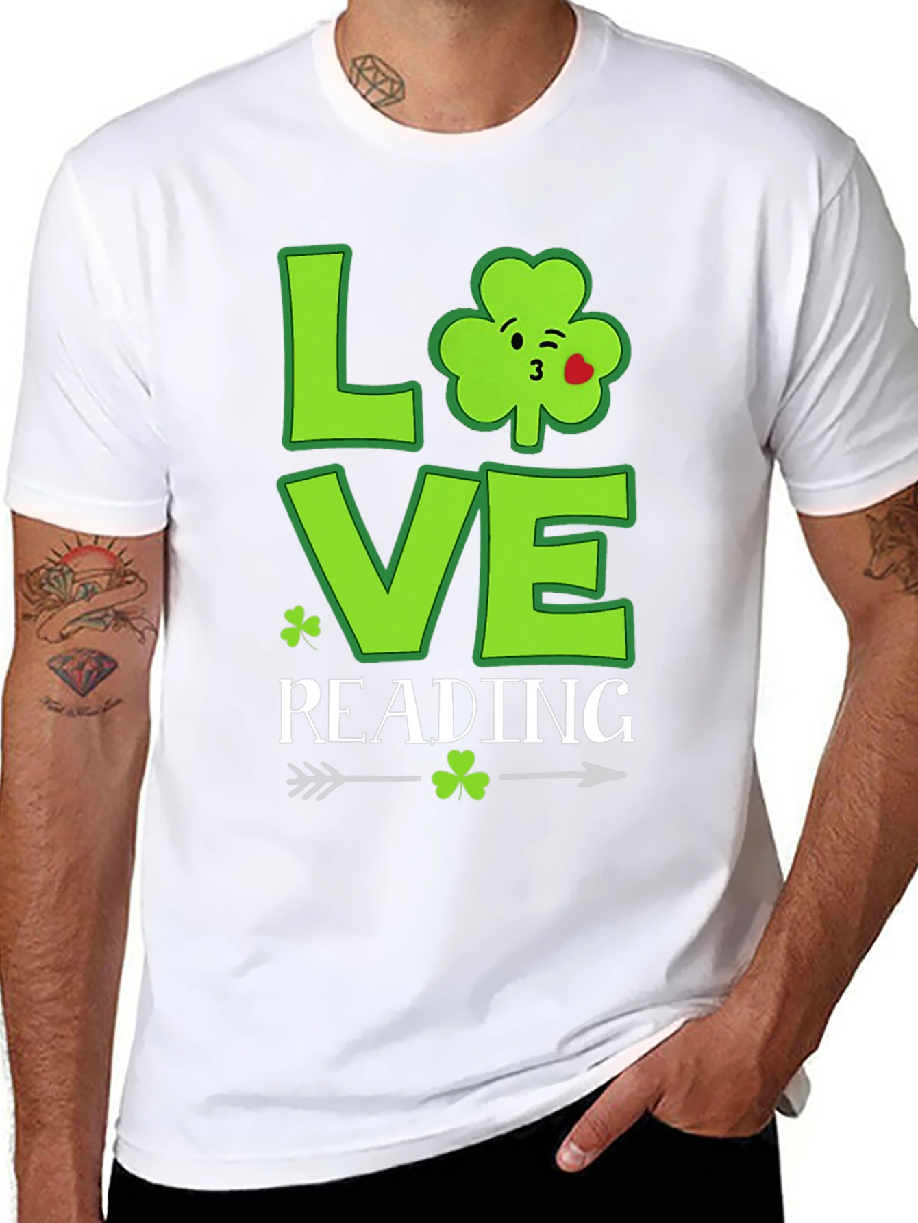 Love Reading St. Patricks Day T-Shirt
