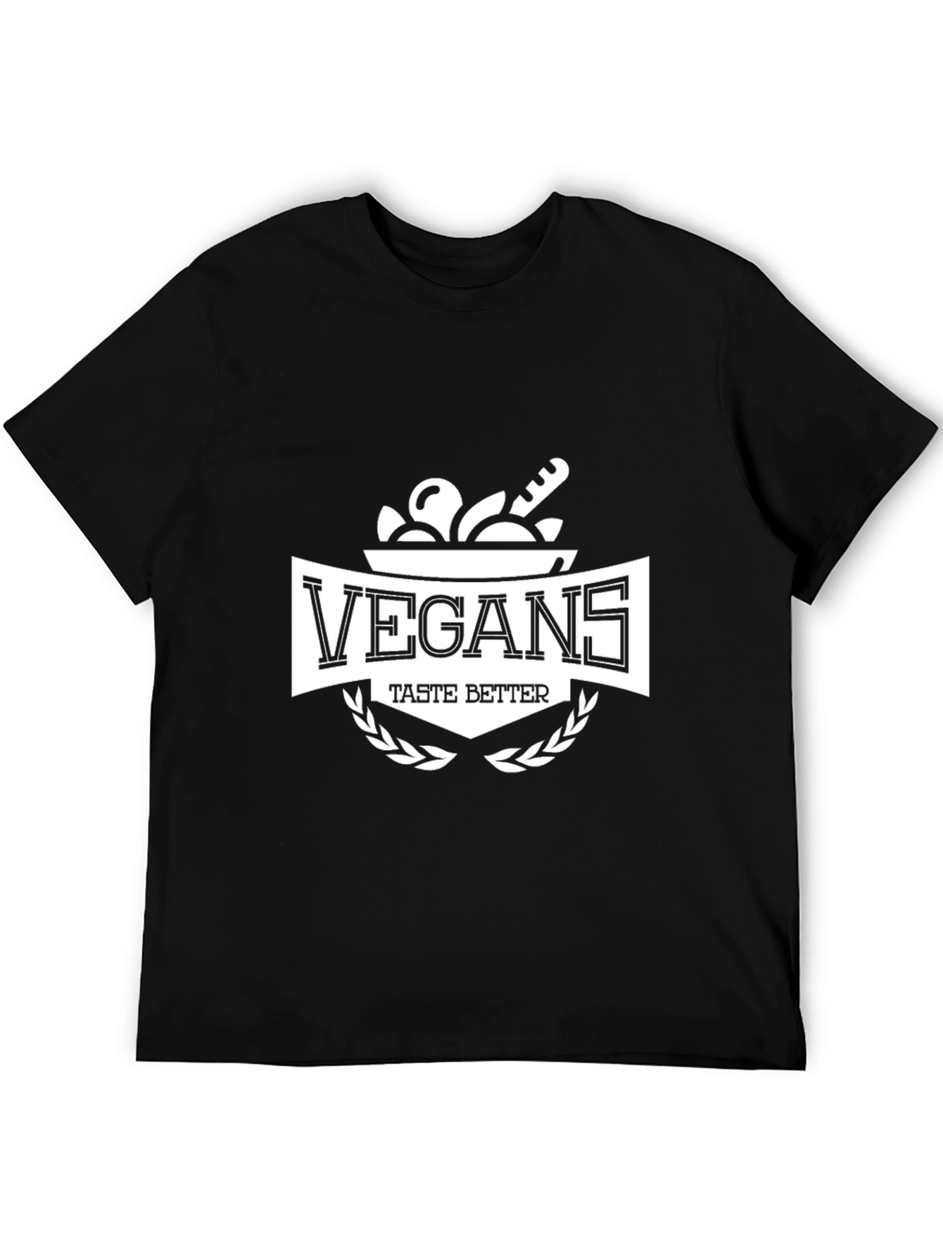 Vegans Taste Better Graphic Tee - Black