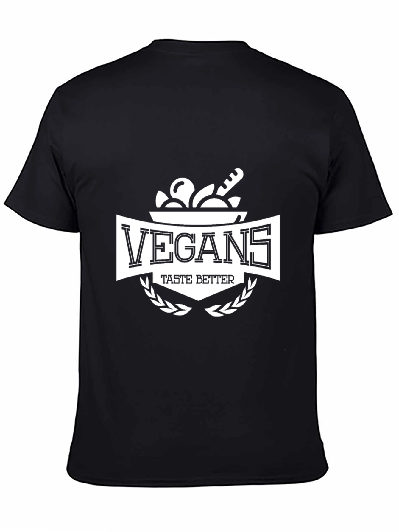 Vegans Taste Better Graphic Tee - Black