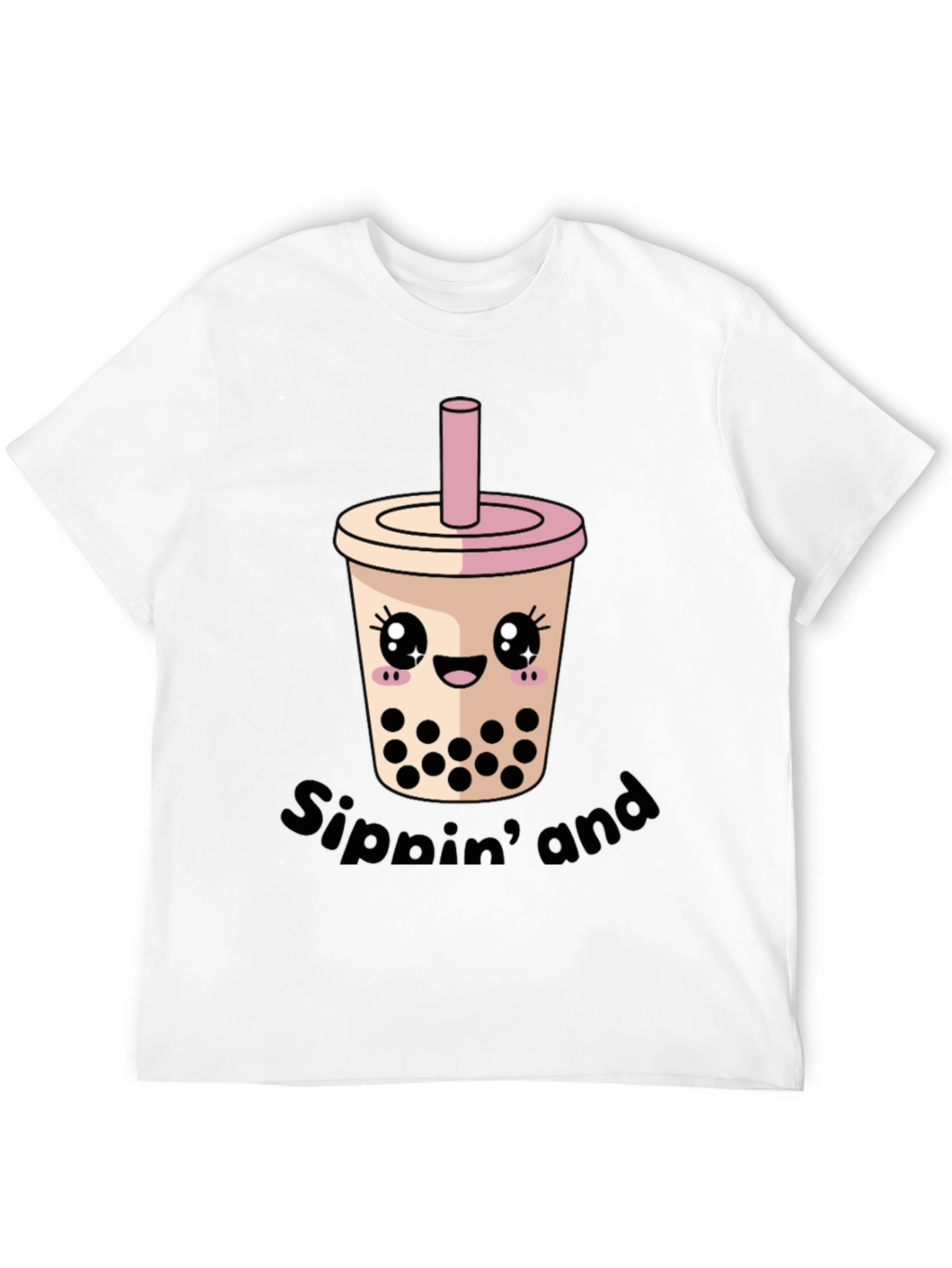 Kawaii Bubble Tea T-Shirt - Sippin and Boba
