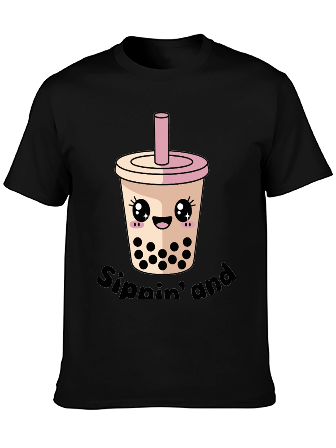 Kawaii Bubble Tea T-Shirt - Sippin and Boba