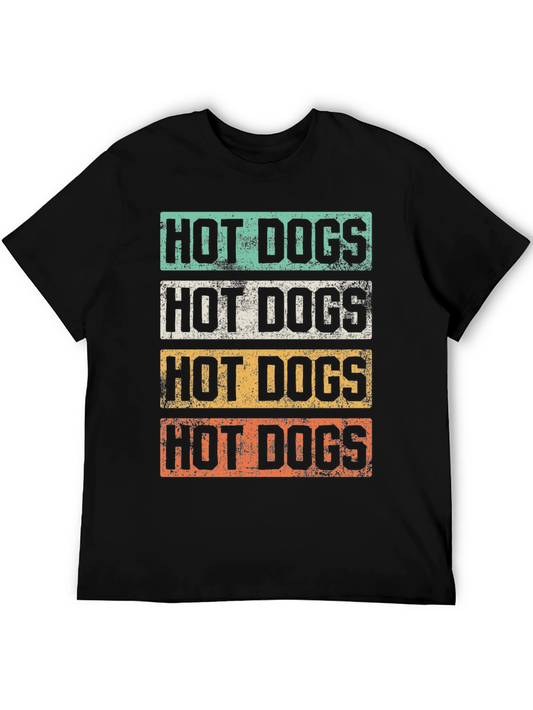 Retro Hot Dogs Graphic Tee - Cool & Casual Style