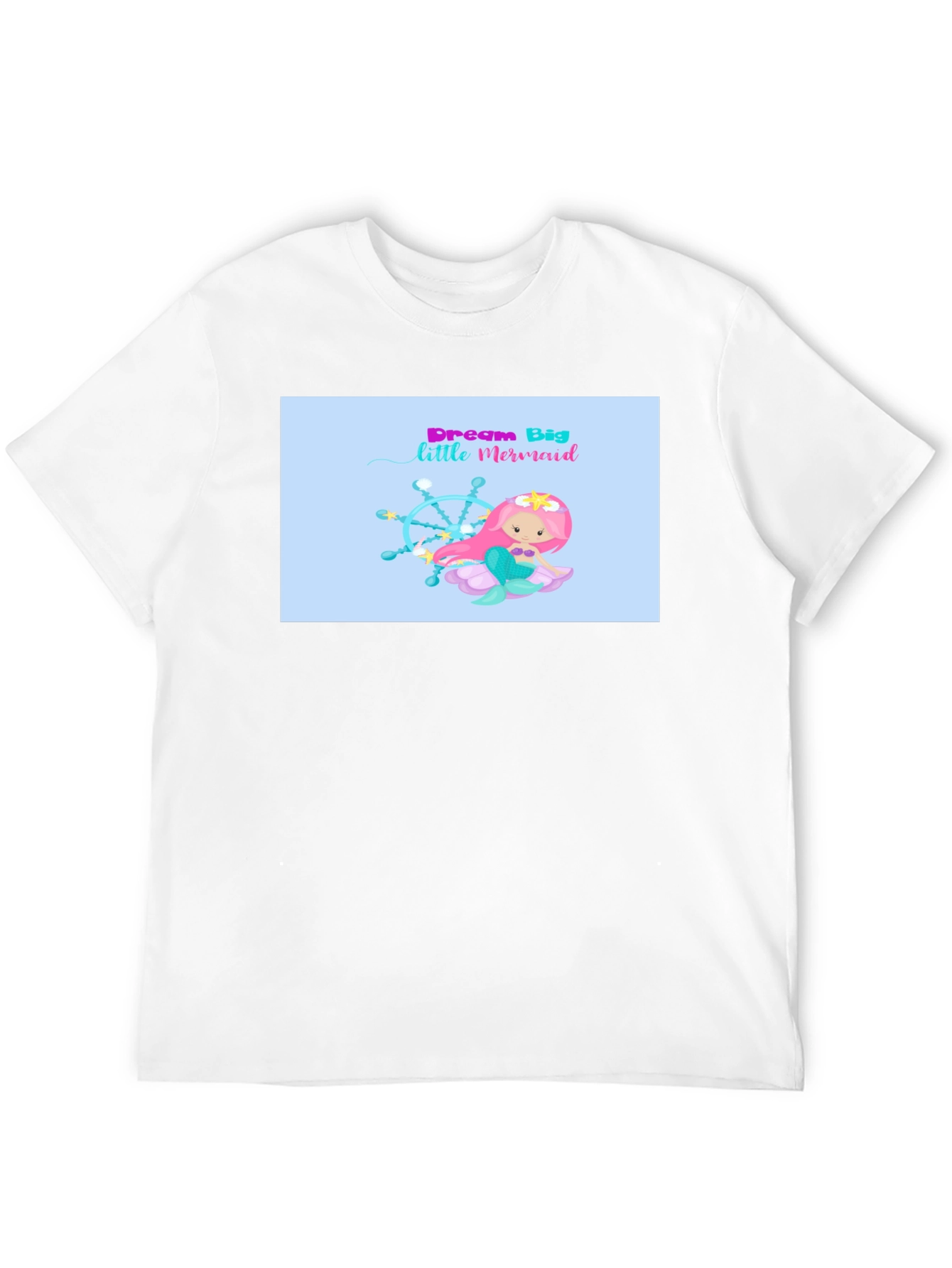 Dream Big Little Mermaid Graphic T-Shirt