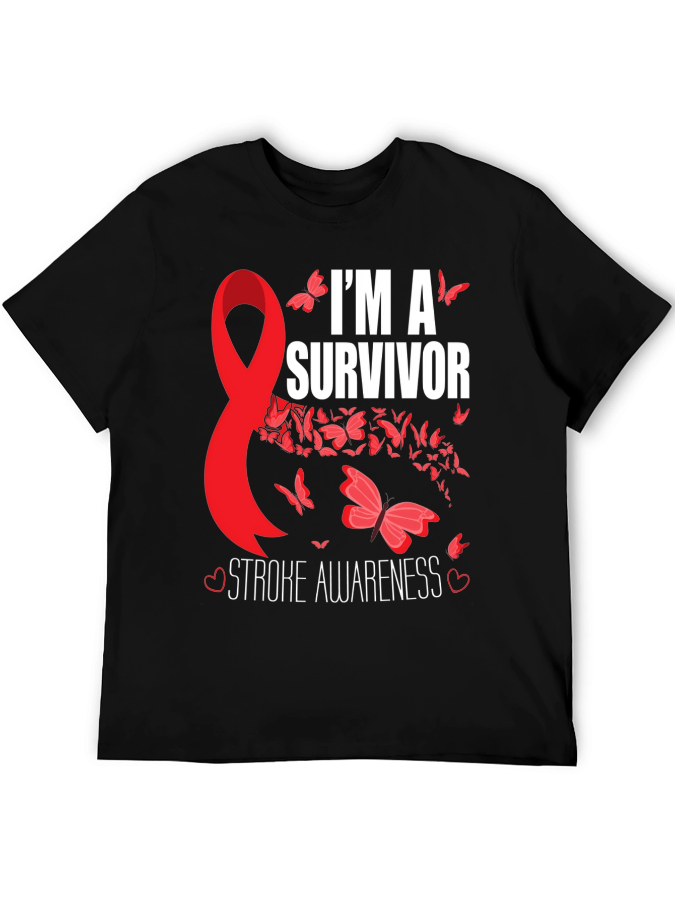 Stroke Awareness Survivor Graphic T-Shirt
