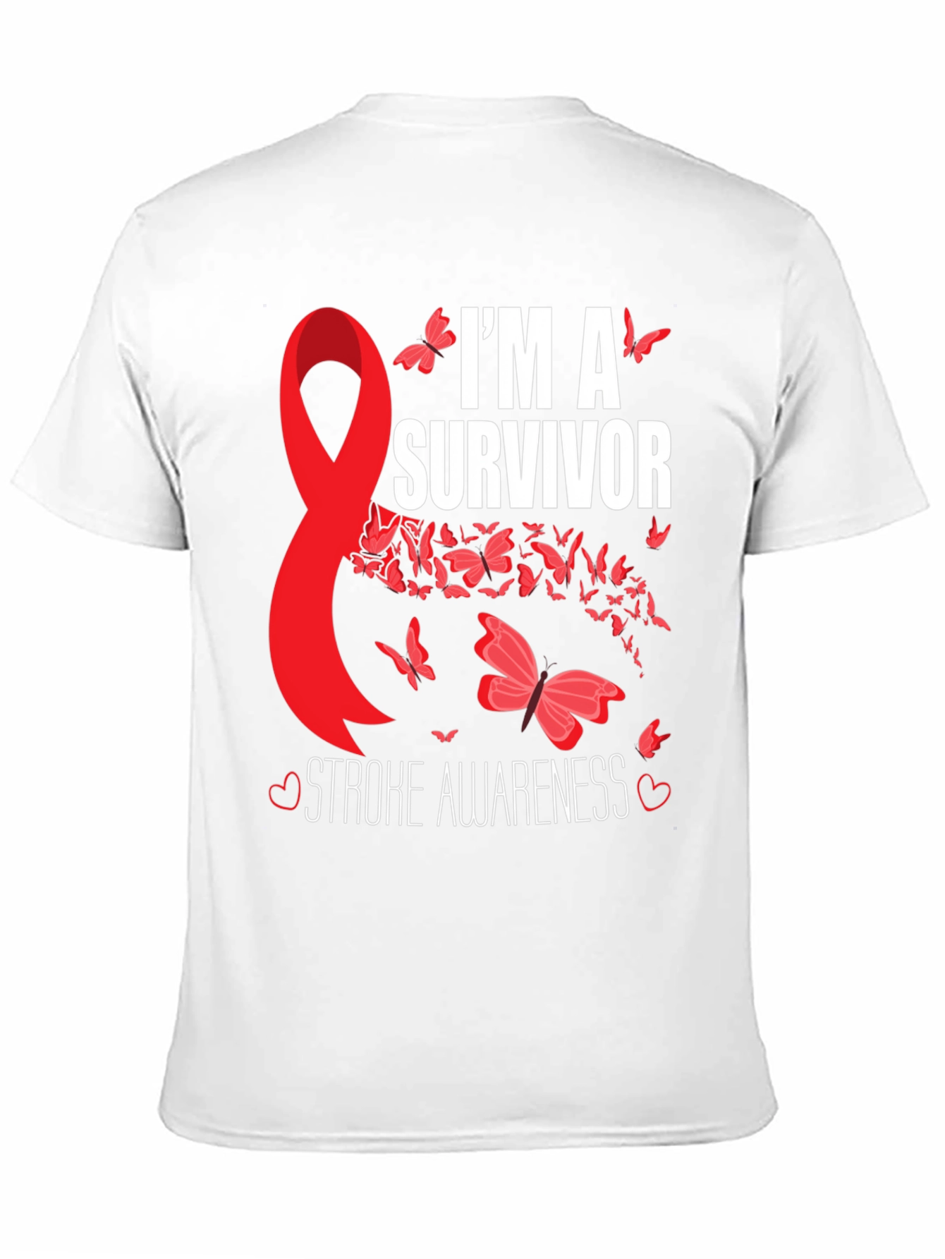 Stroke Awareness Survivor Graphic T-Shirt