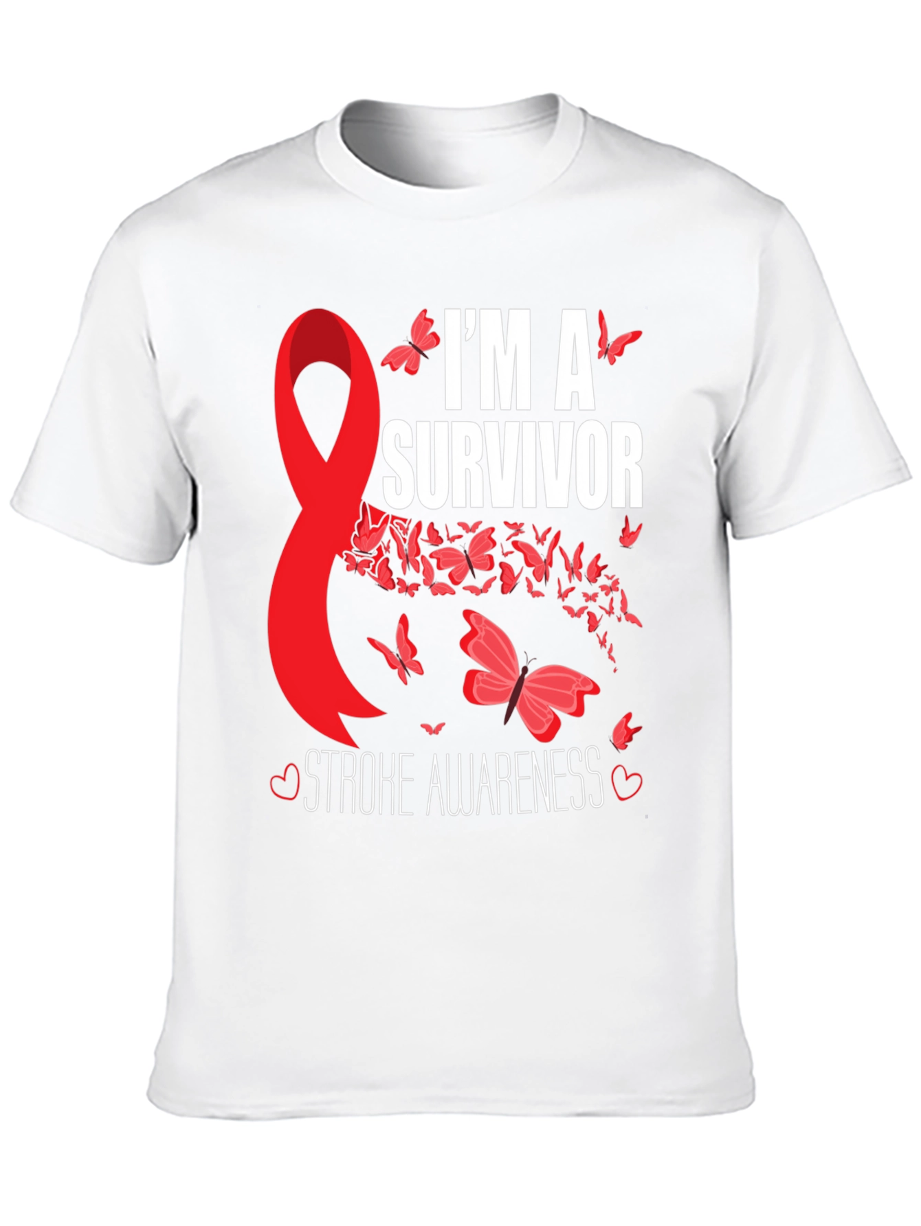 Stroke Awareness Survivor Graphic T-Shirt