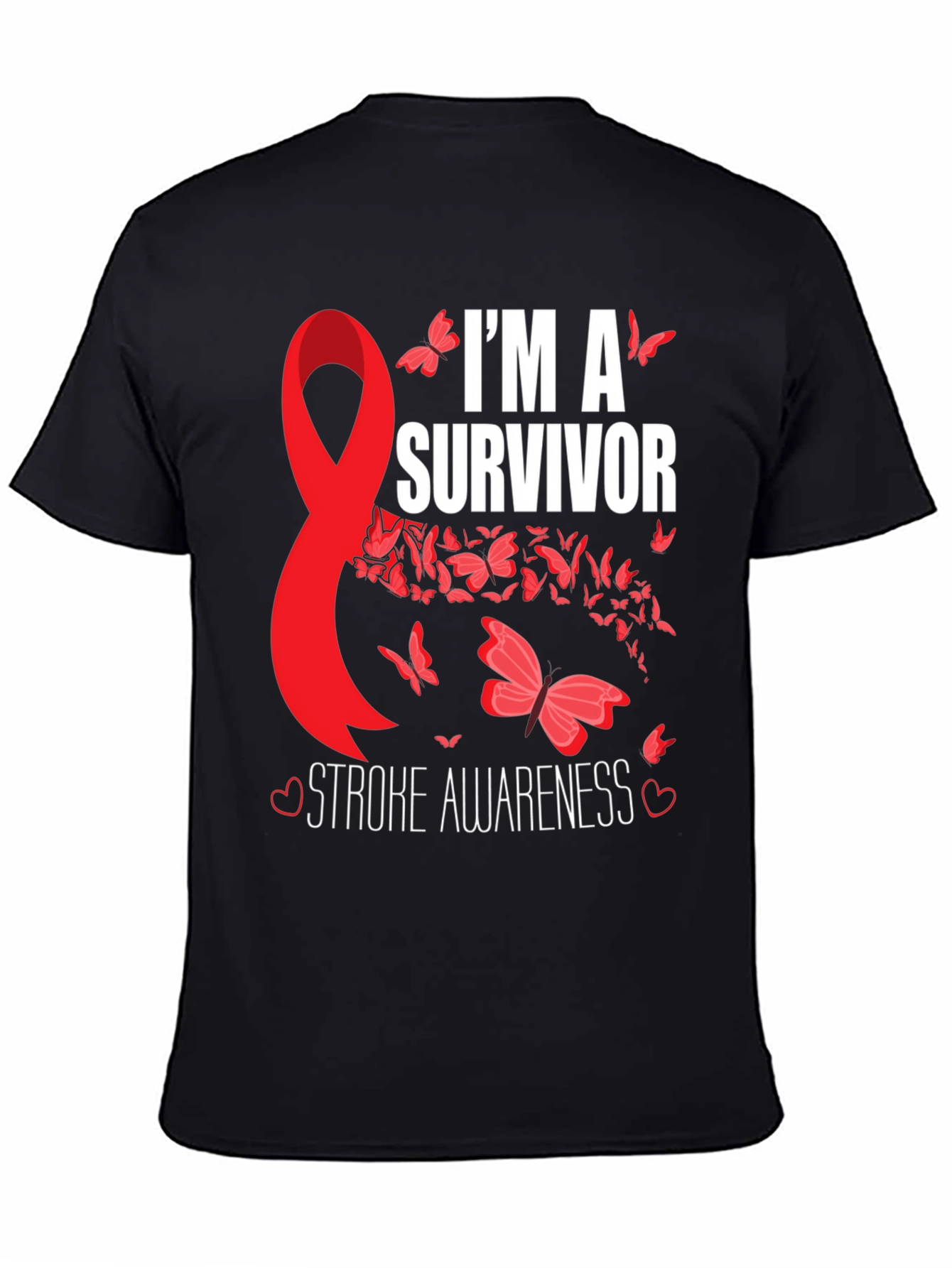 Stroke Awareness Survivor Graphic T-Shirt
