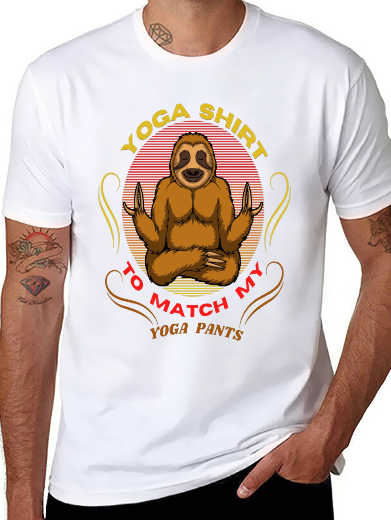 Yoga Sloth T-Shirt - Match Your Yoga Pants!