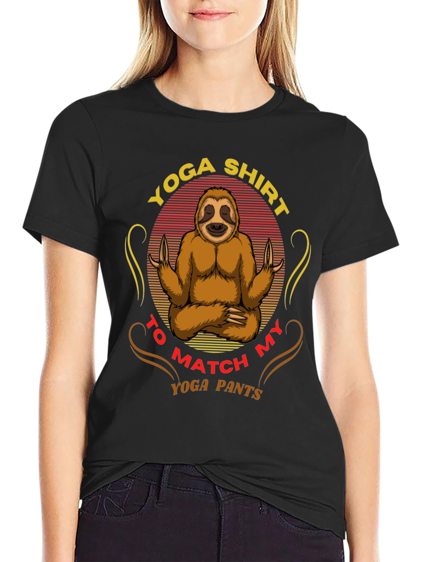 Yoga Sloth T-Shirt - Match Your Yoga Pants!