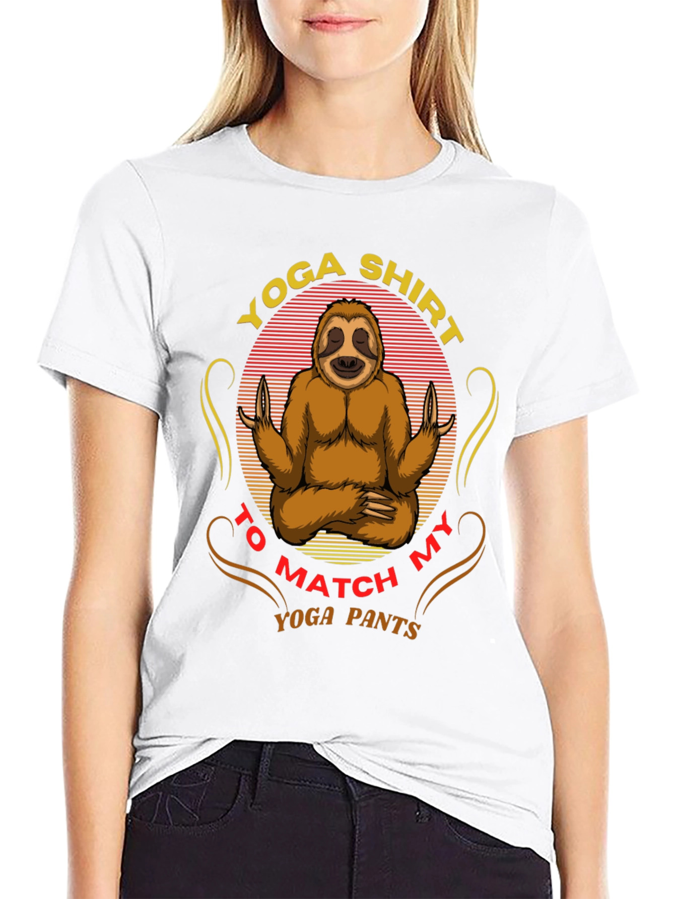 Yoga Sloth T-Shirt - Match Your Yoga Pants!