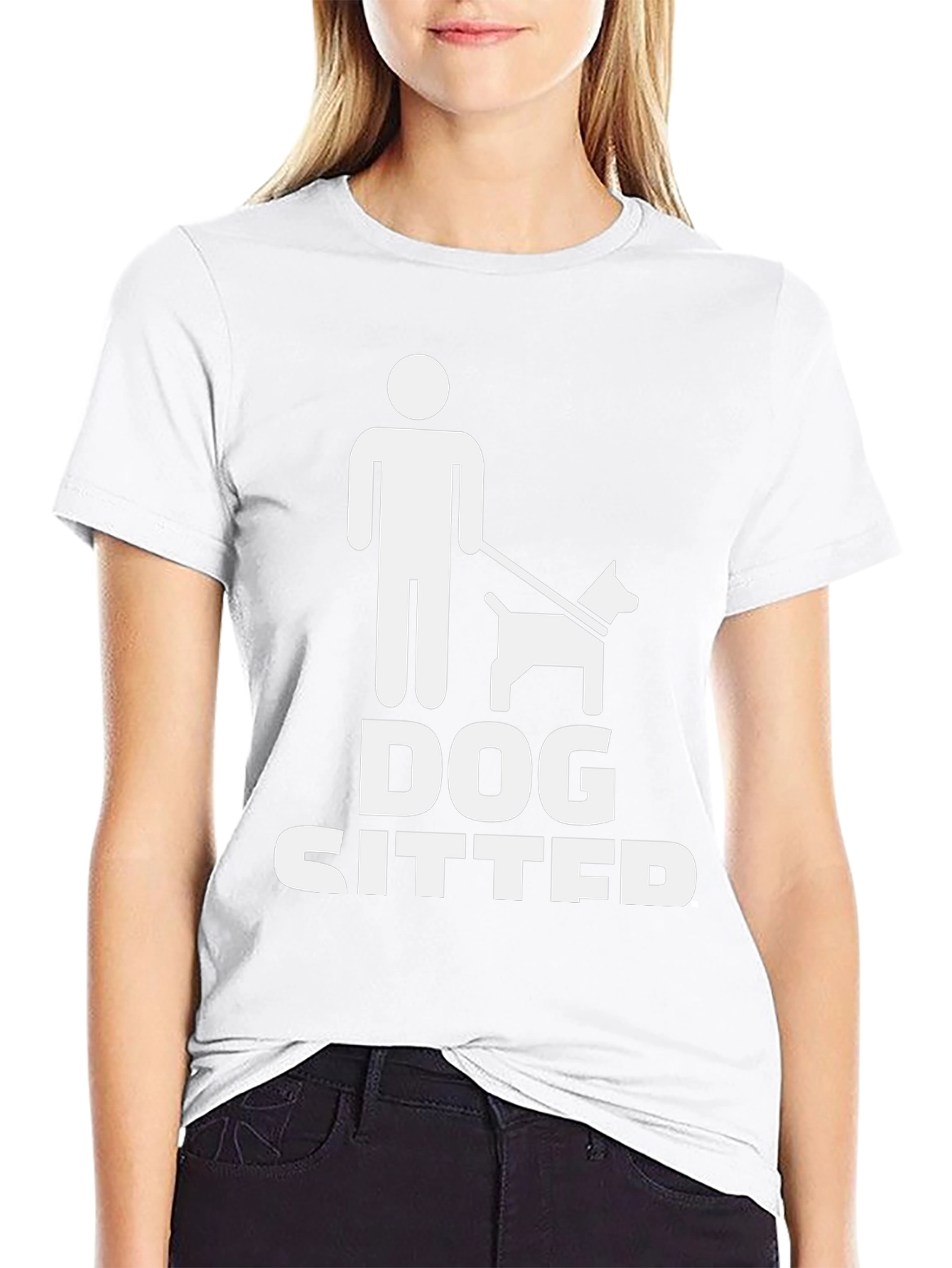 Dog Sitter T-Shirt - Novelty Pet Lover Tee