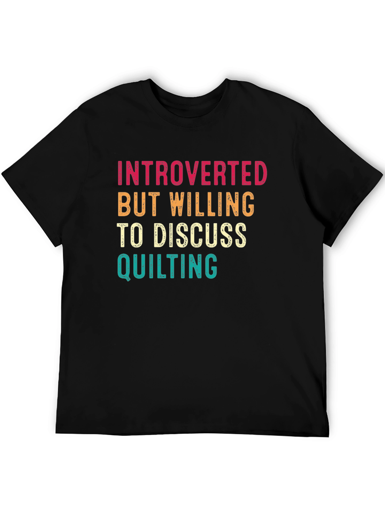 Introverted Quilting Enthusiast T-Shirt