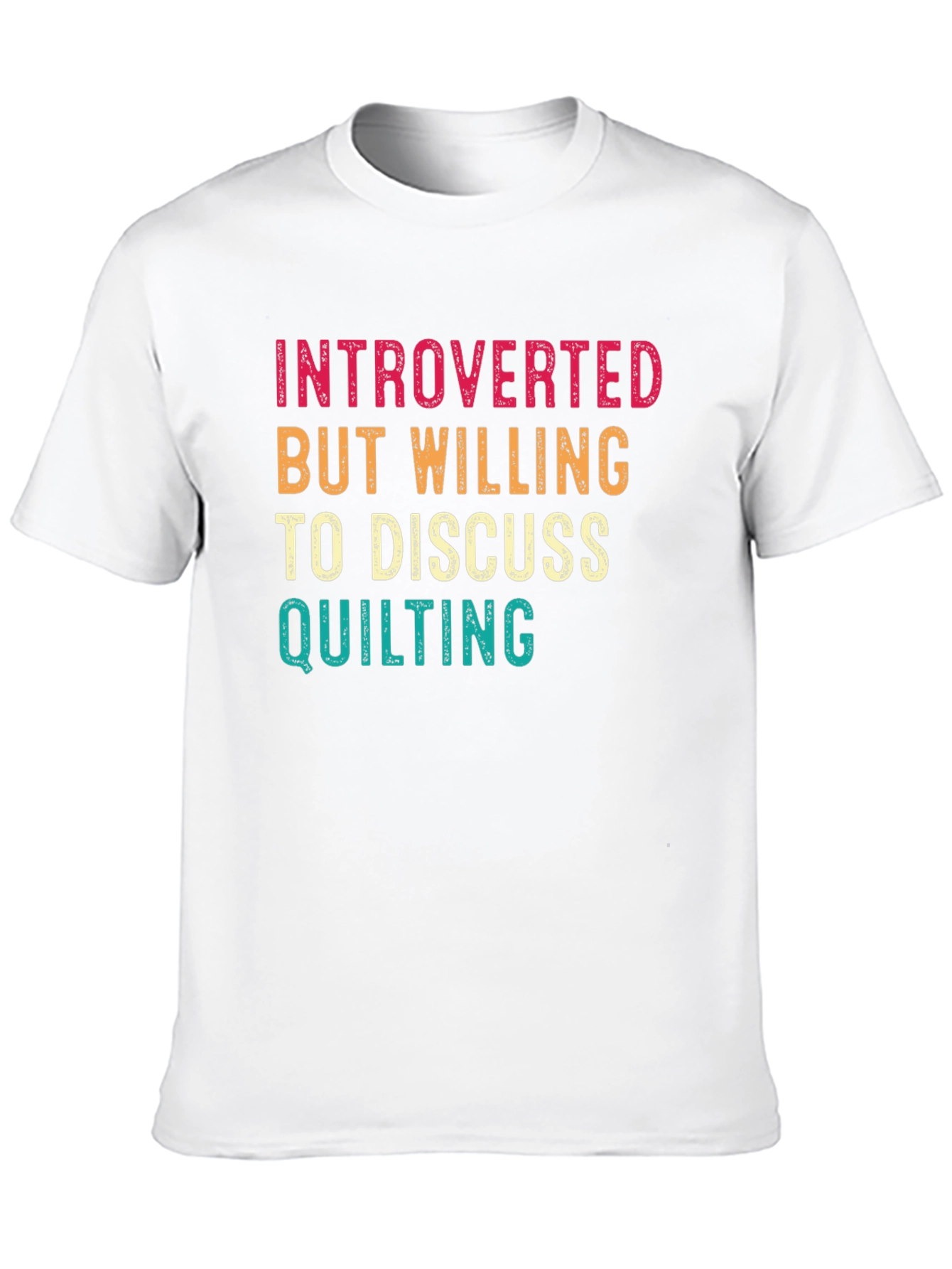 Introverted Quilting Enthusiast T-Shirt