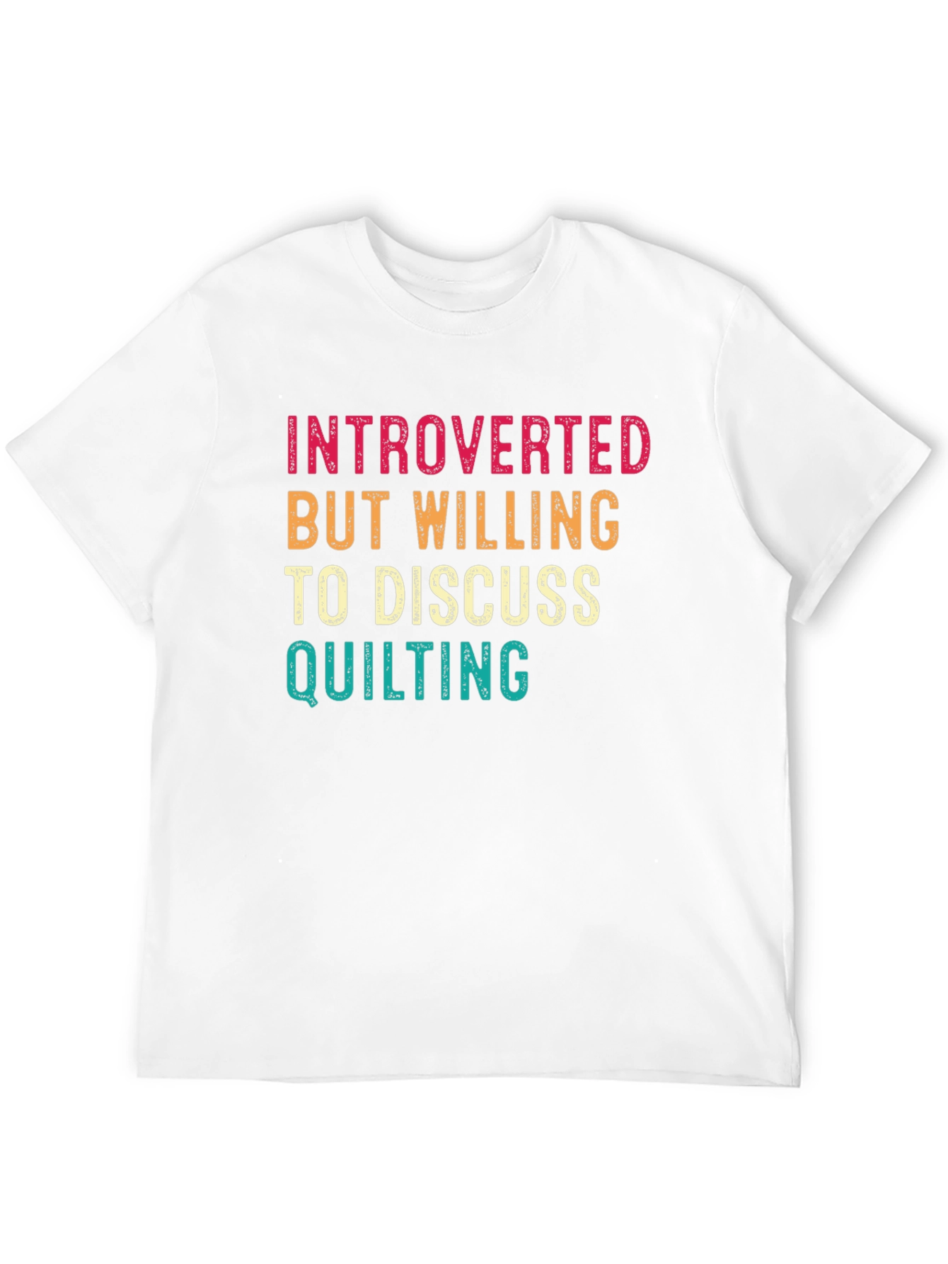 Introverted Quilting Enthusiast T-Shirt