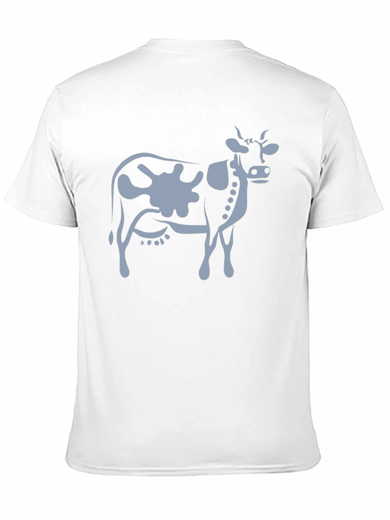 Cow Graphic T-Shirt - Black Cotton Tee