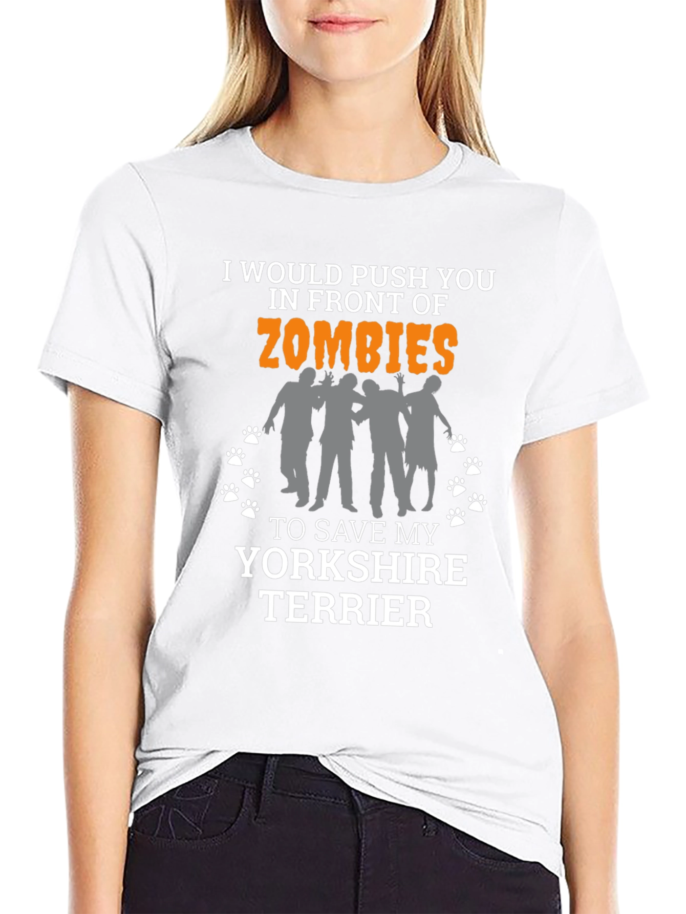 Zombie Yorkshire Terrier T-Shirt