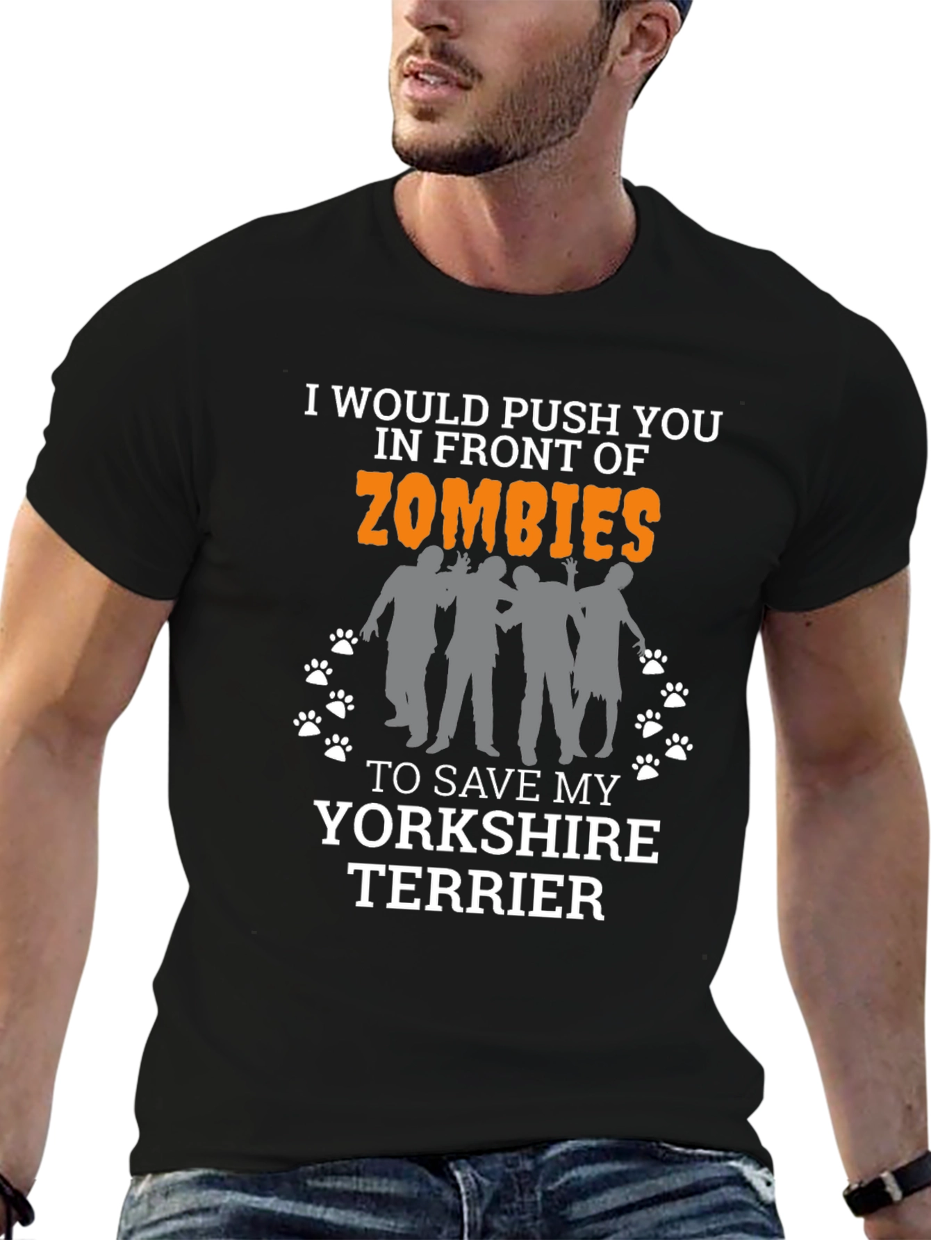 Zombie Yorkshire Terrier T-Shirt