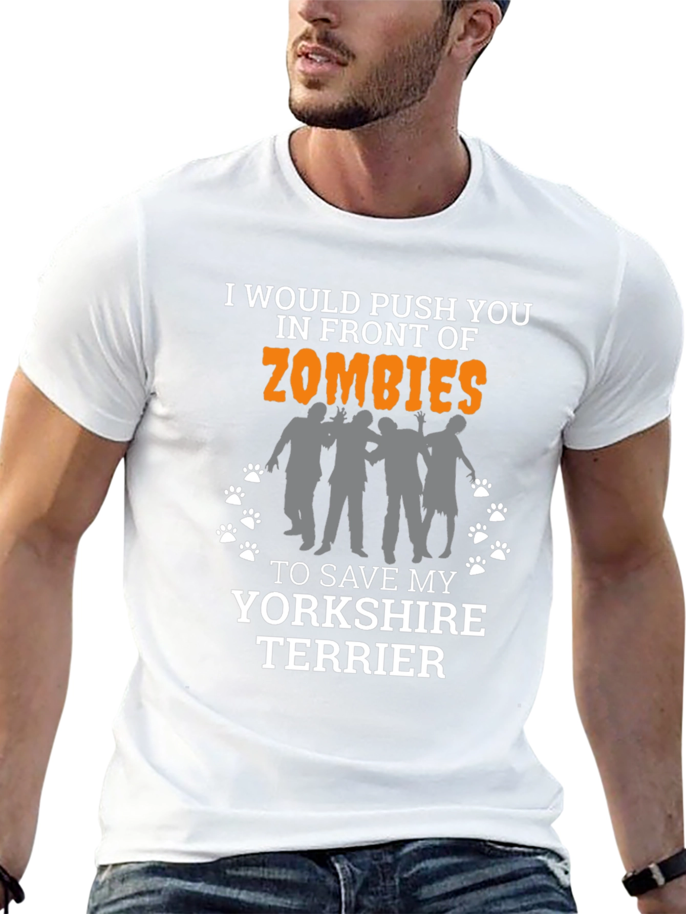 Zombie Yorkshire Terrier T-Shirt