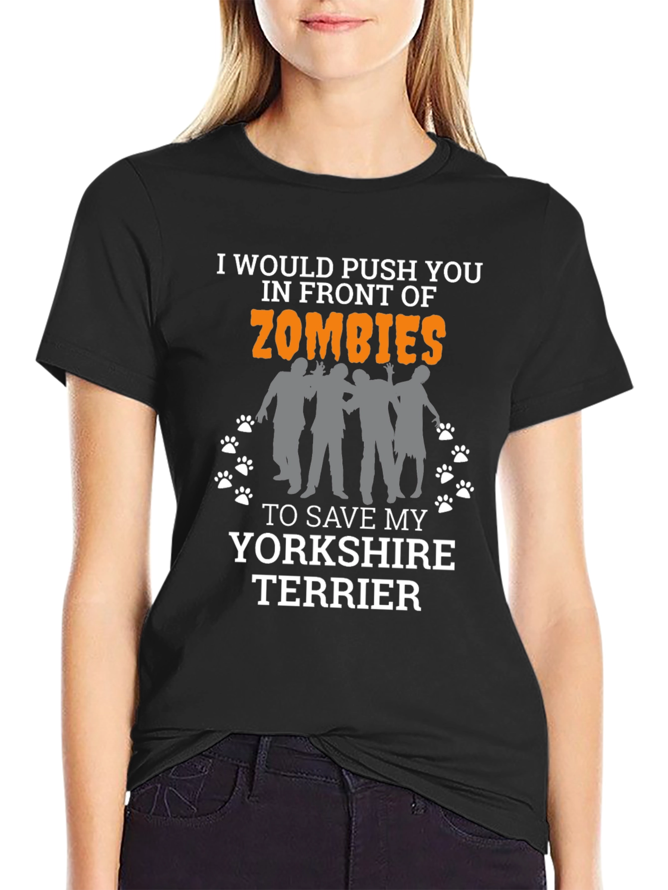 Zombie Yorkshire Terrier T-Shirt