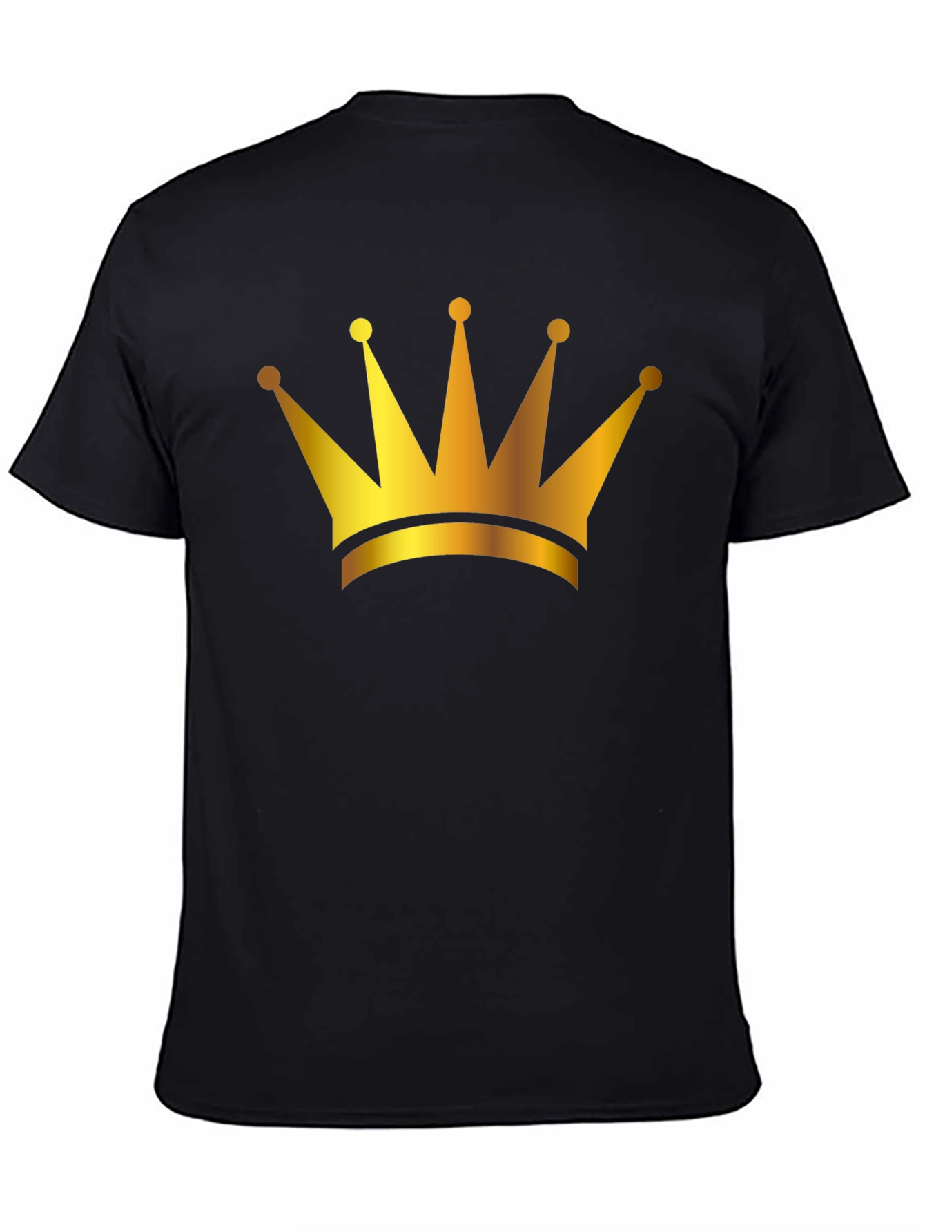 Golden Crown Black T-Shirt