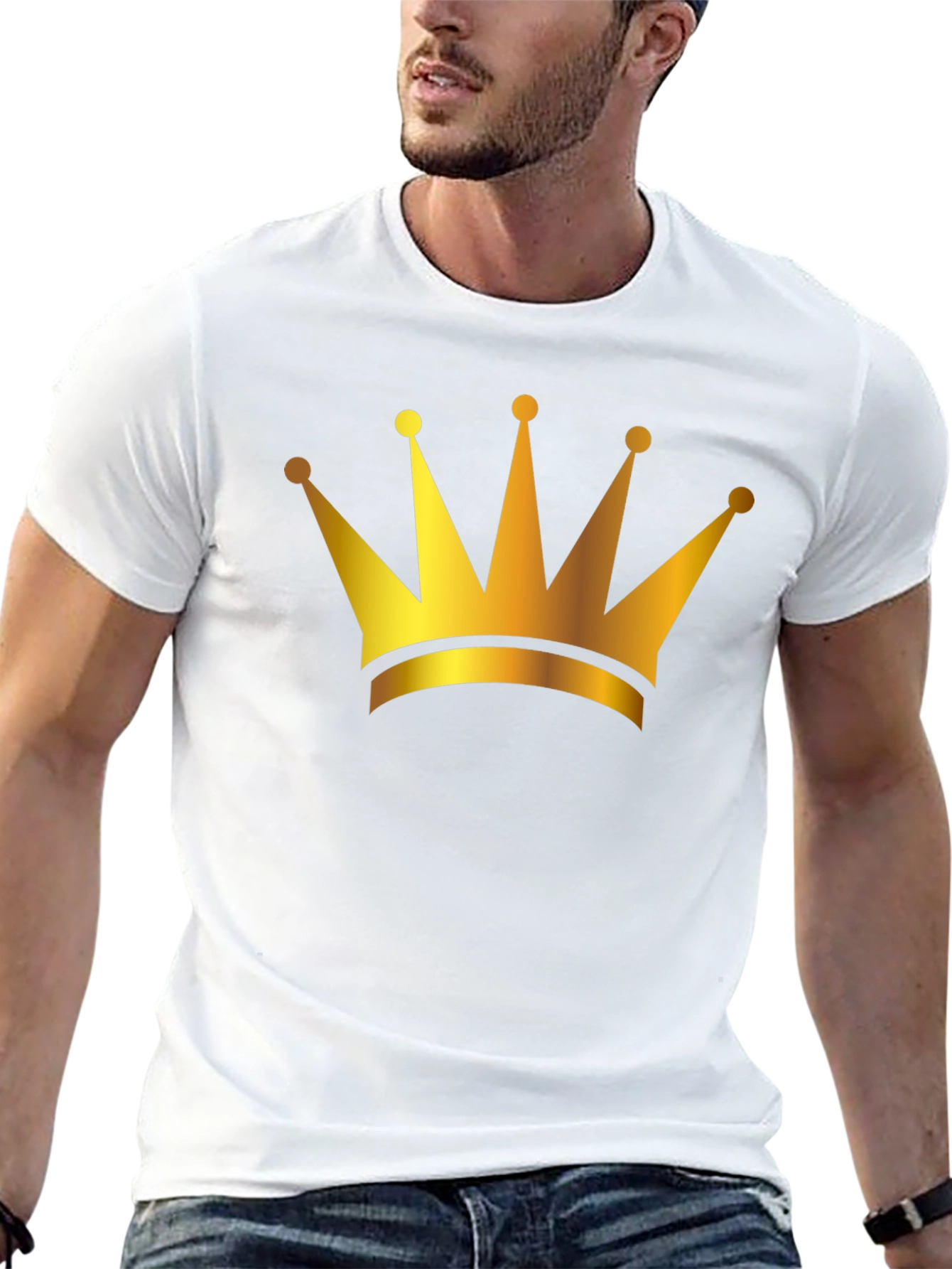 Golden Crown Black T-Shirt