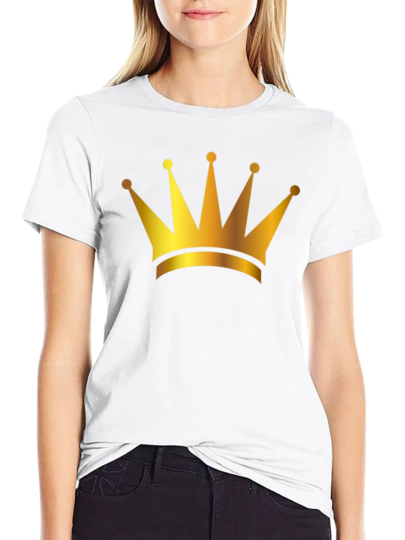 Golden Crown Black T-Shirt