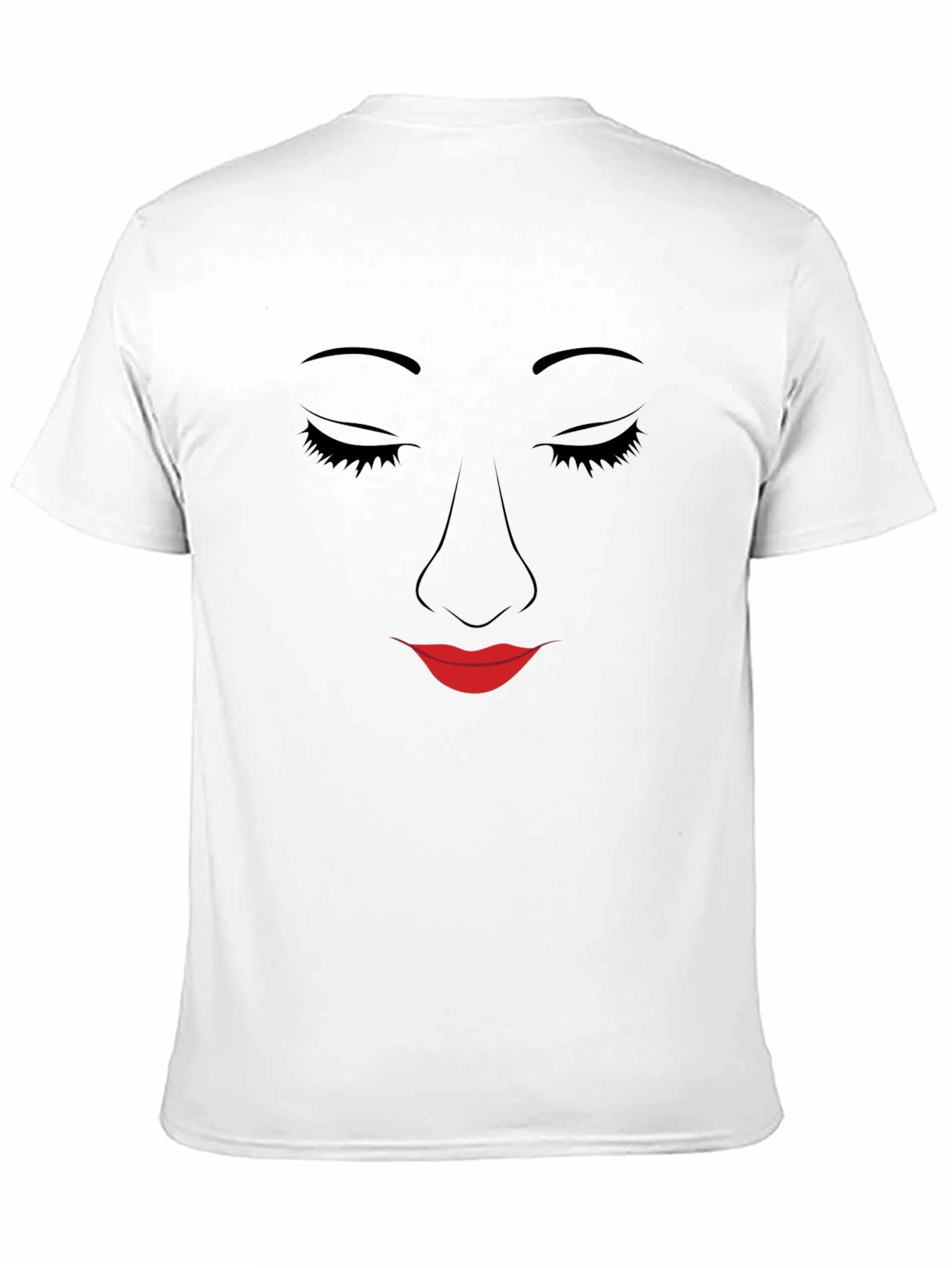 Minimalist Face T-Shirt - Black Graphic Tee