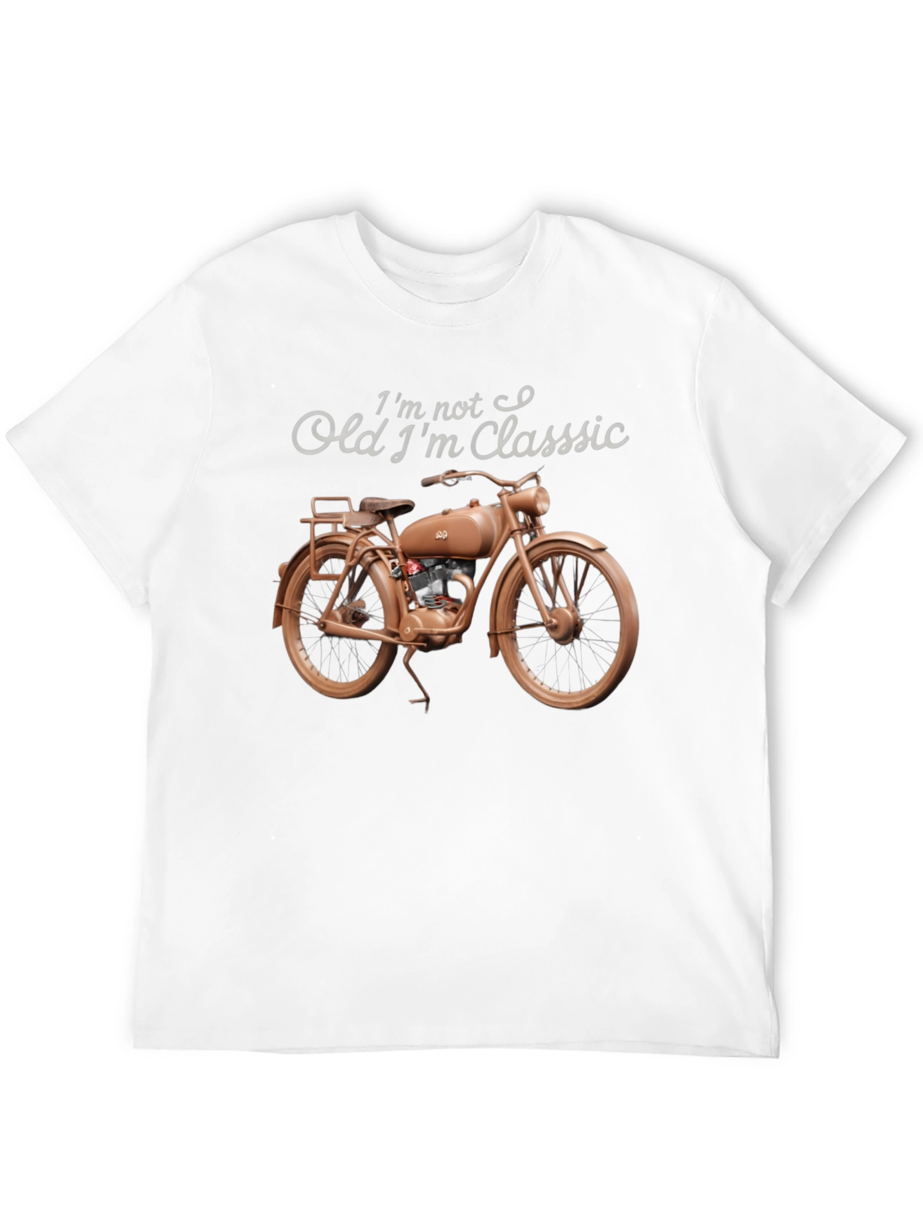 Classic Motorcycle Graphic T-Shirt