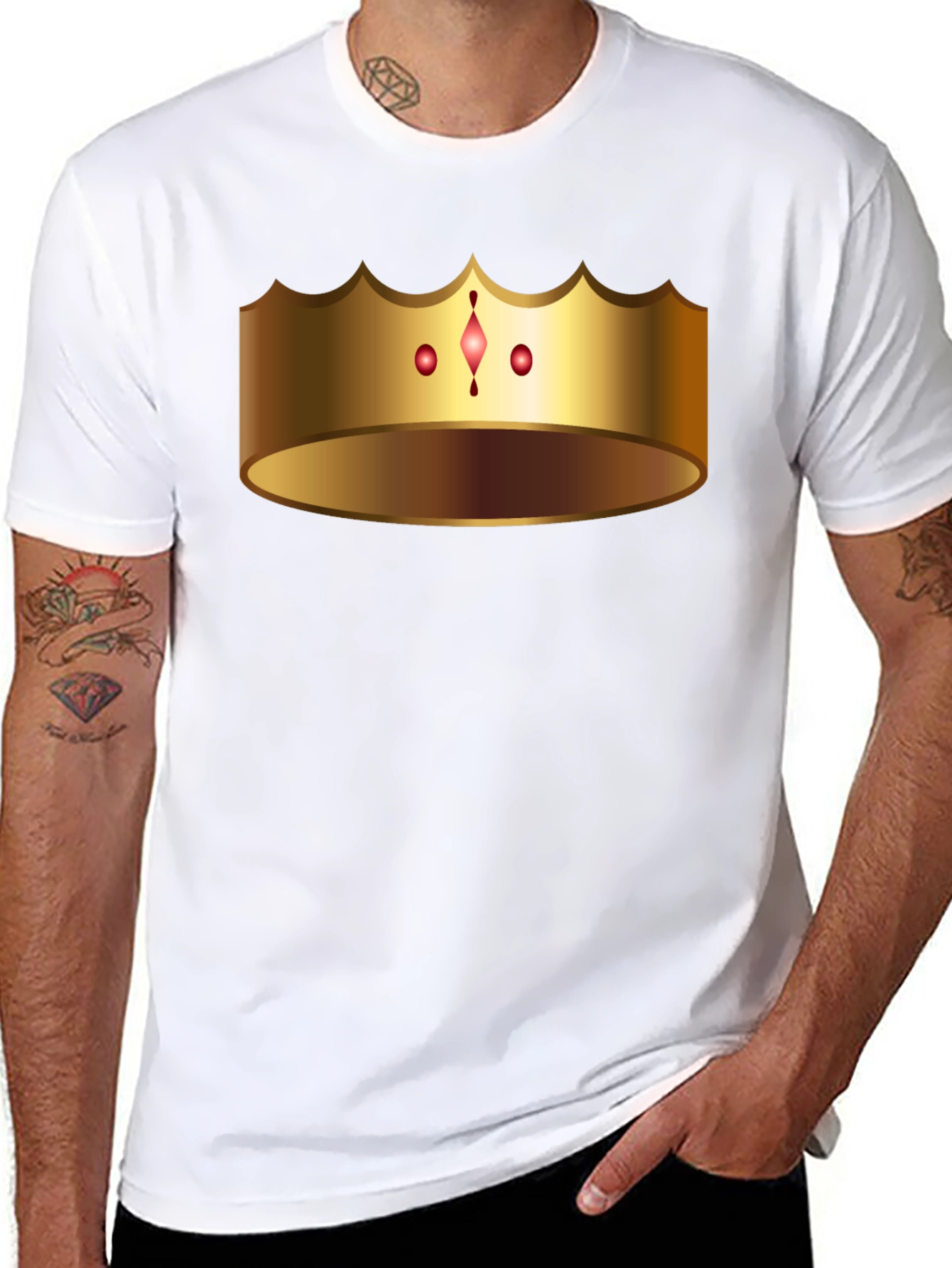 Royal Crown Graphic Tee - King Vibes