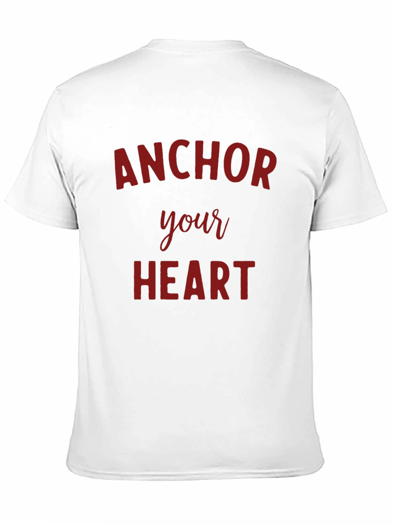 Anchor Your Heart Graphic T-Shirt - Black