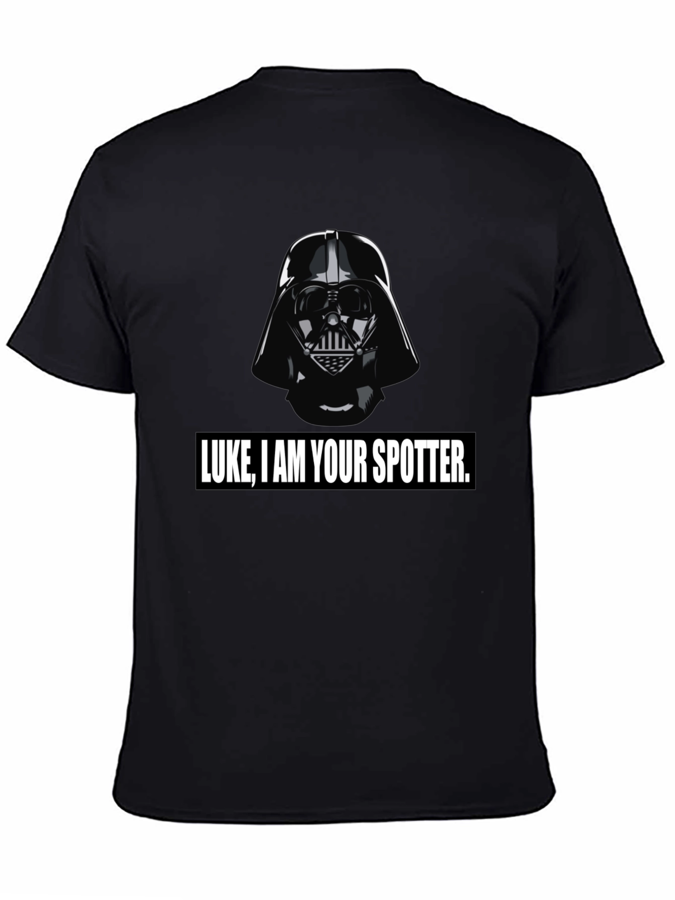 Luke I am Your Spotter Black T-Shirt