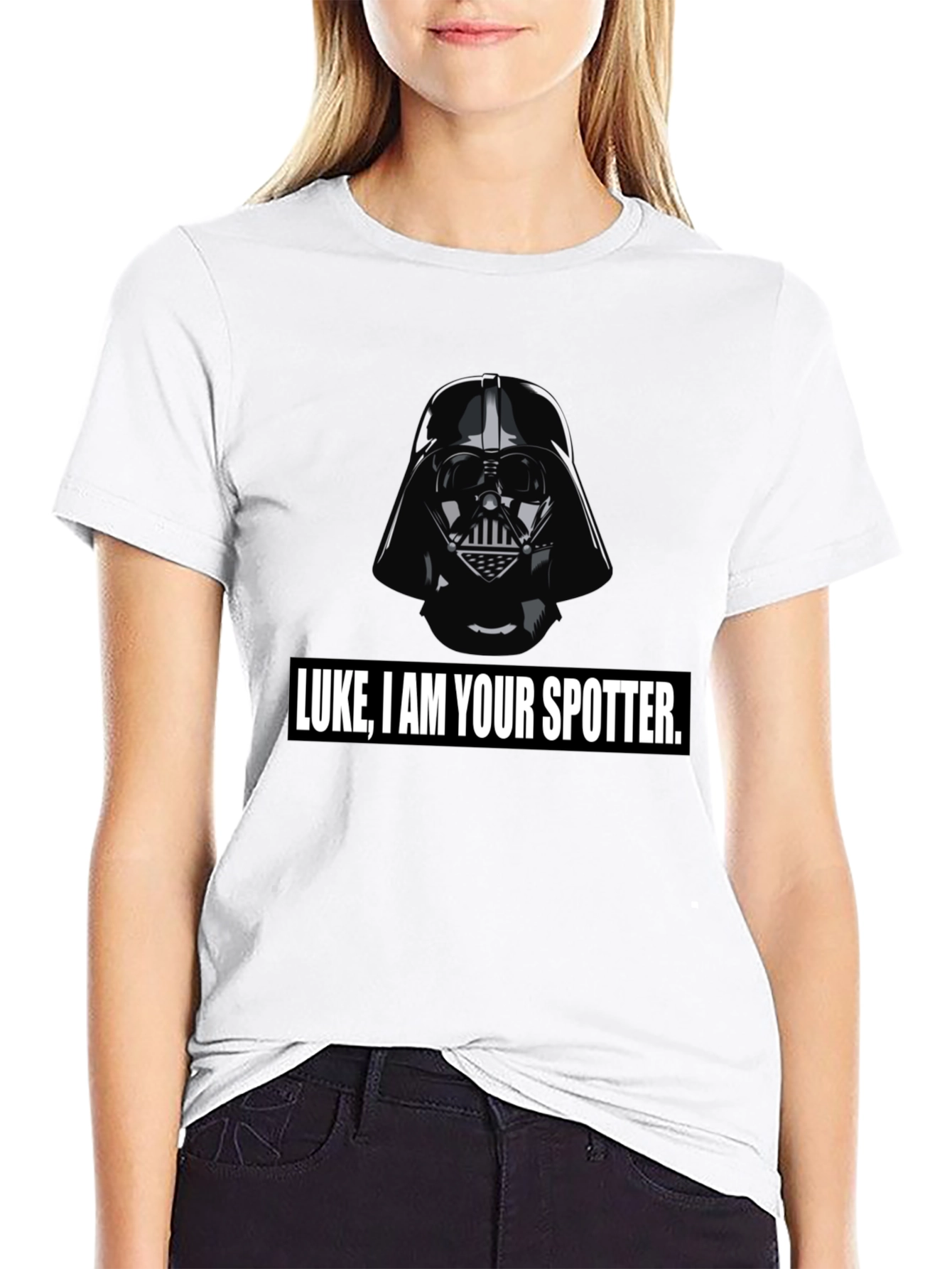 Luke I am Your Spotter Black T-Shirt