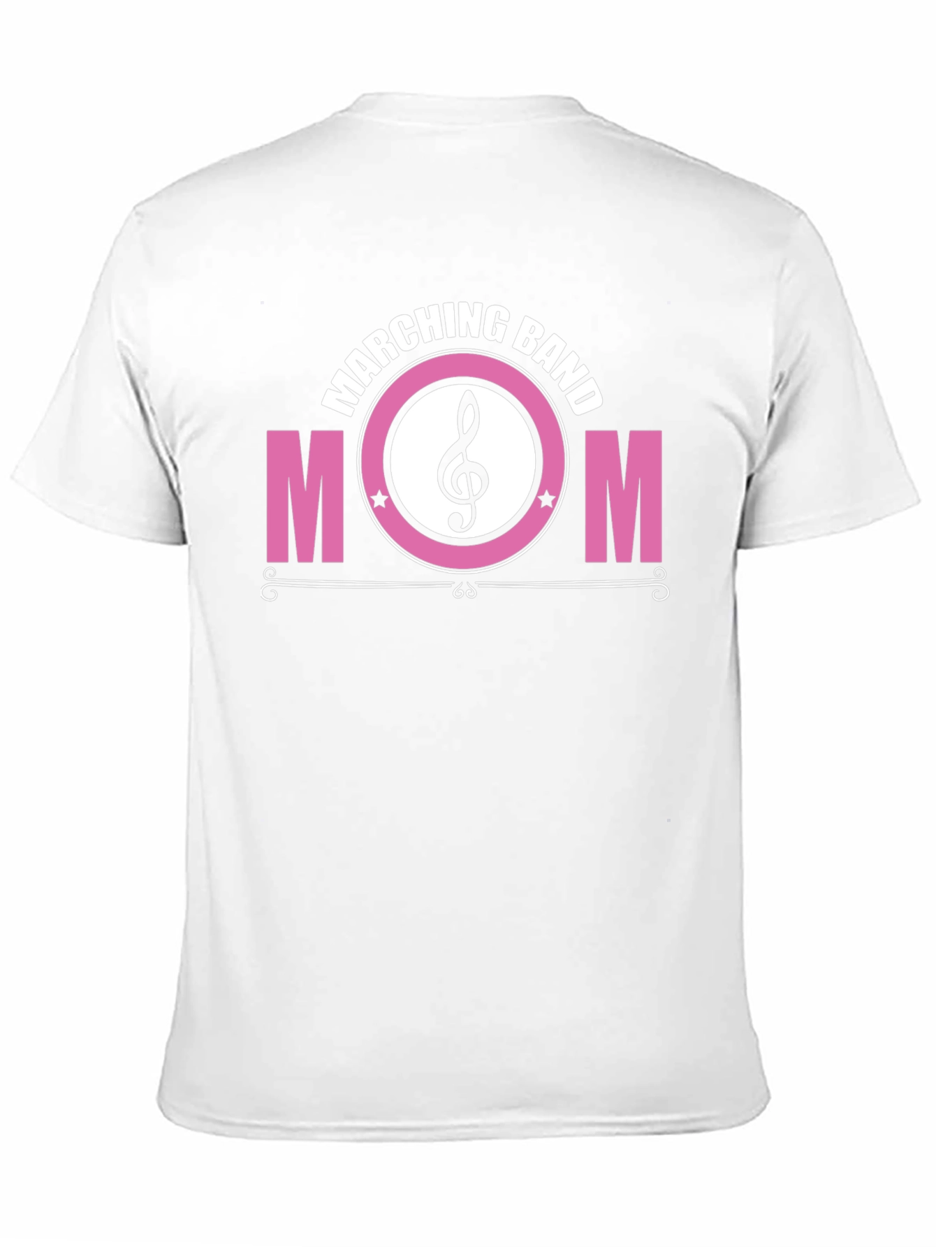 Marching Band Mom T-Shirt - Pink and Black